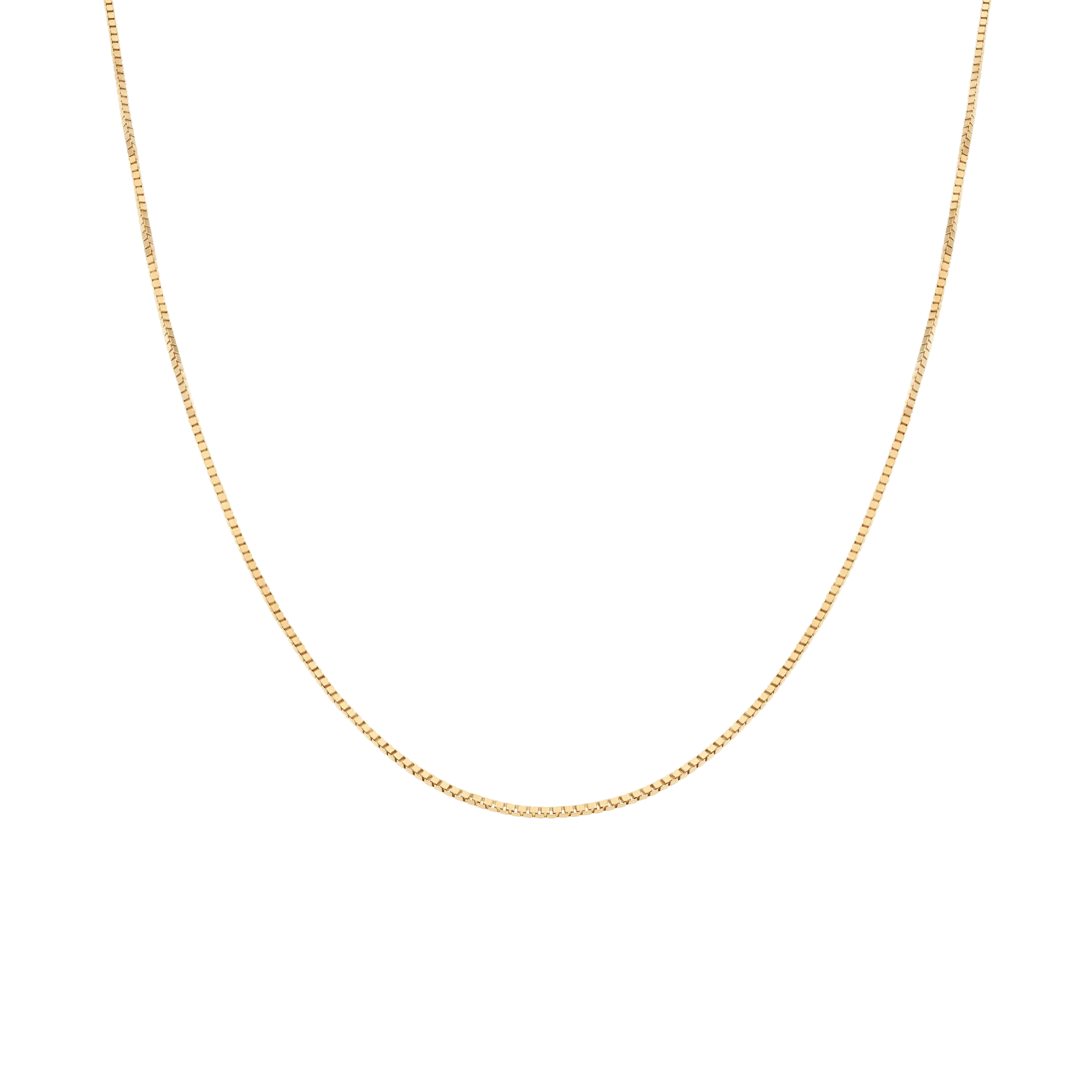 Box Chain 42cm 18K gold - Image 2