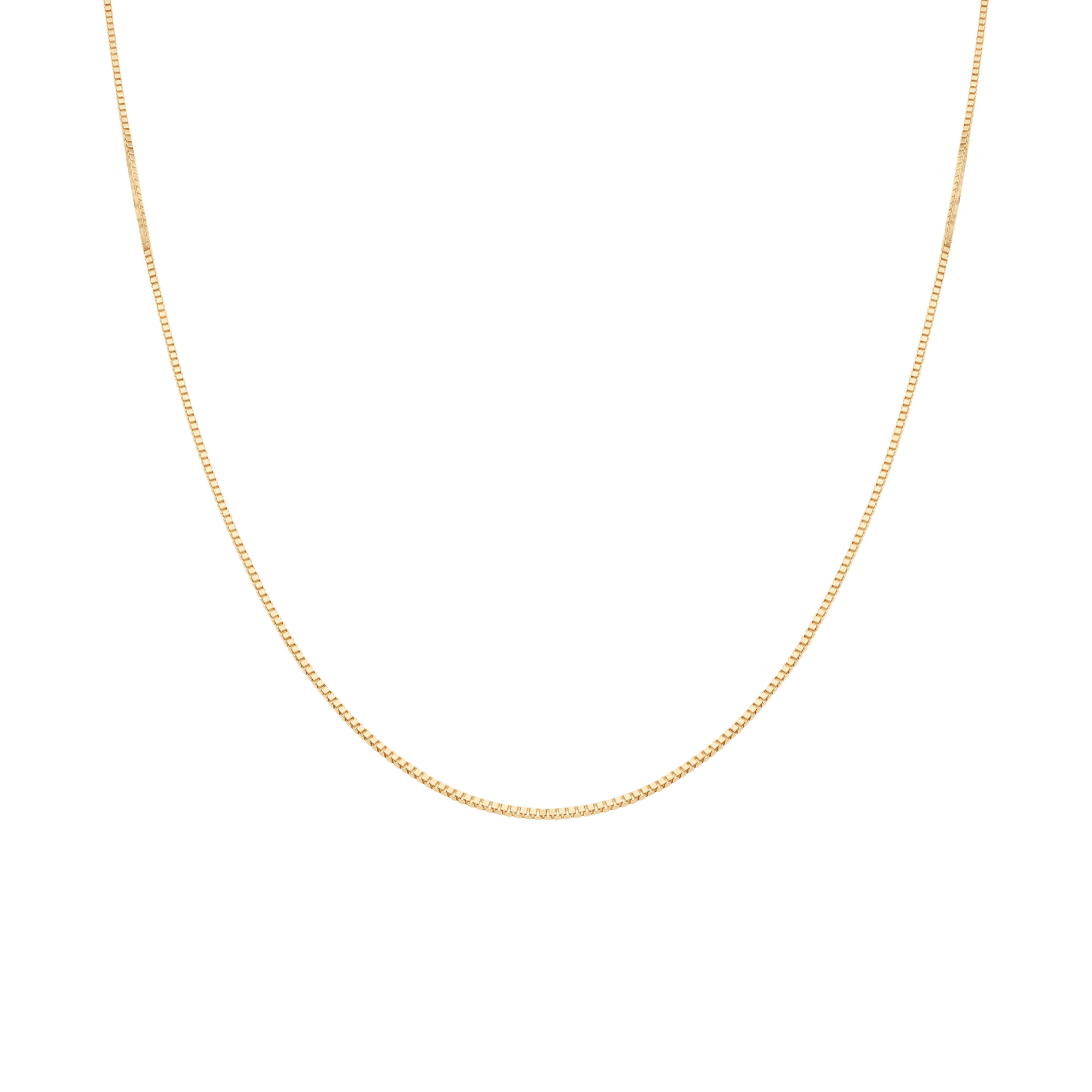 Box Chain 42cm 18K gold - Image 2