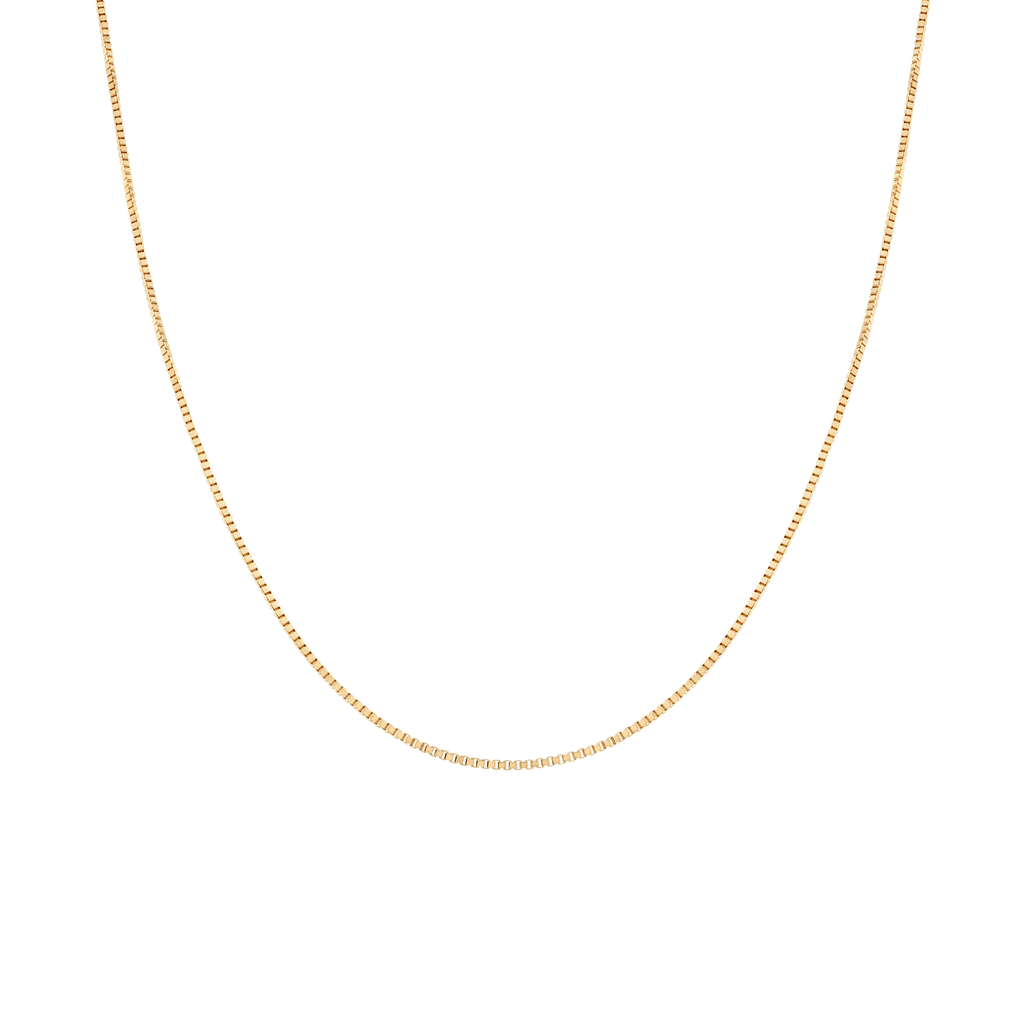 Box Chain 42cm 18K gold - Image 2