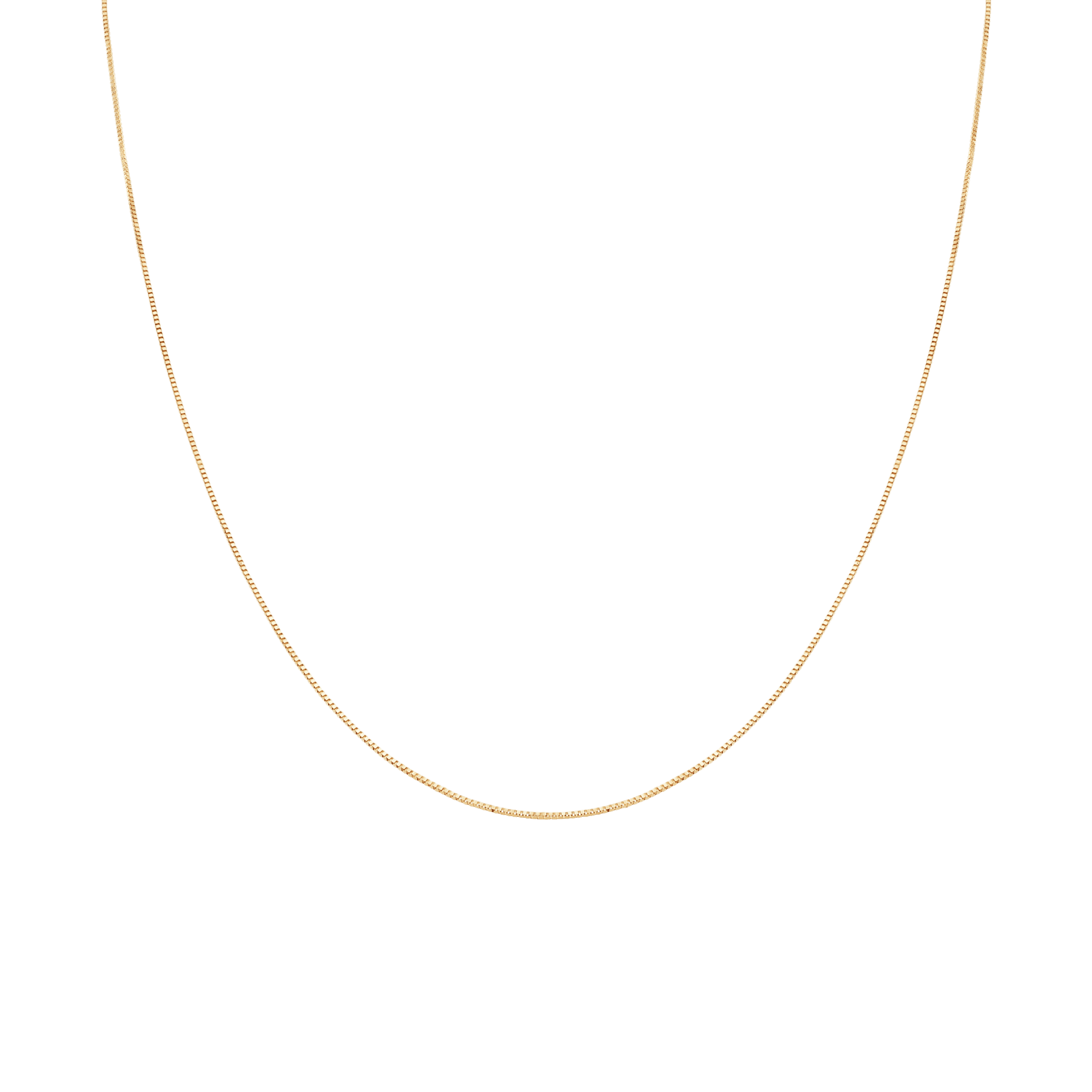 Box Chain 42cm 18K gold - Image 2