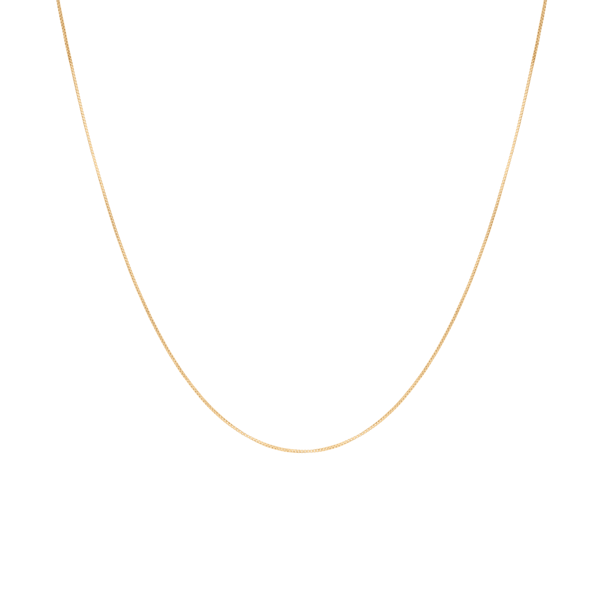 Box Chain 42cm 18K gold - Image 2