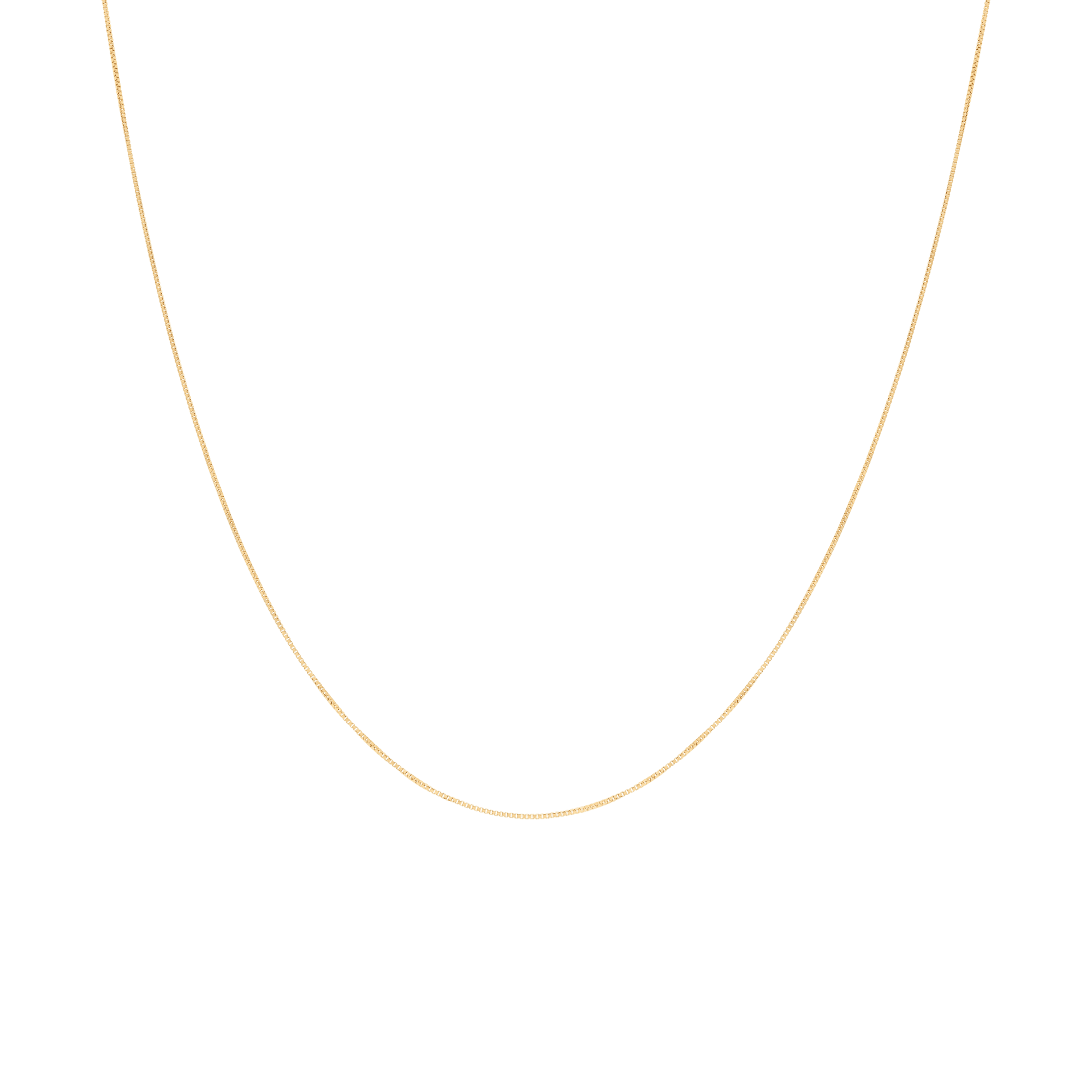 Box Chain 42cm 18K gold - Image 2