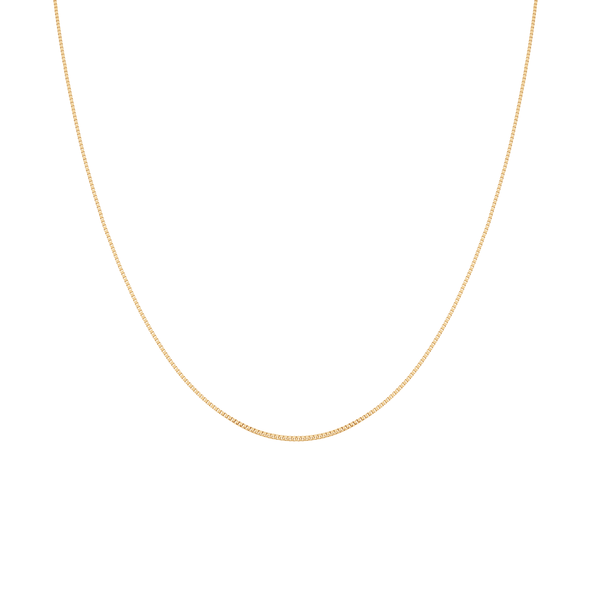 Box Chain 42cm 18K gold - Image 2