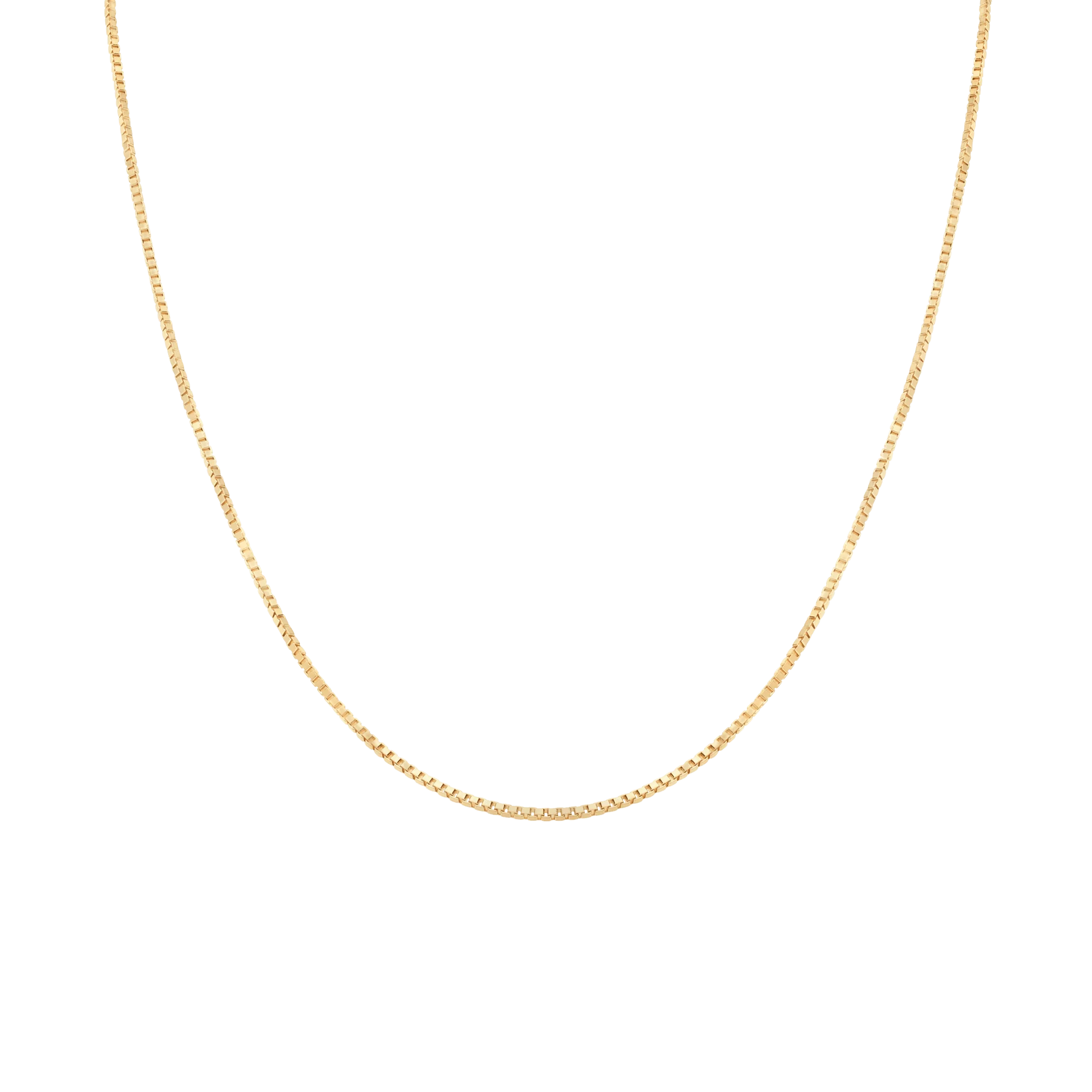 Box Chain 42cm 18K gold - Image 2