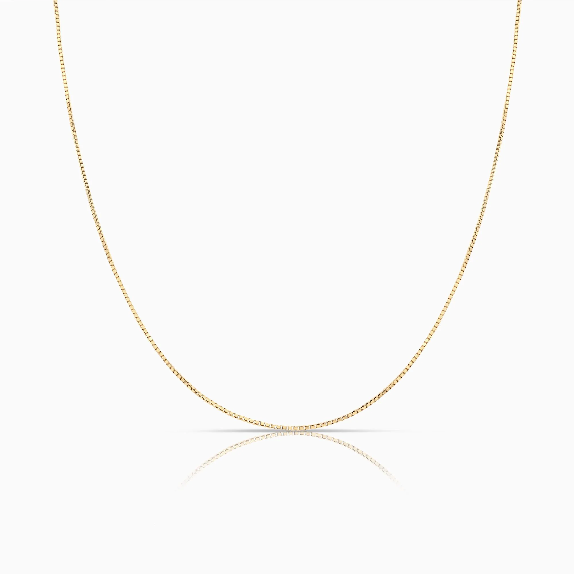 Box Chain 42cm 18K gold