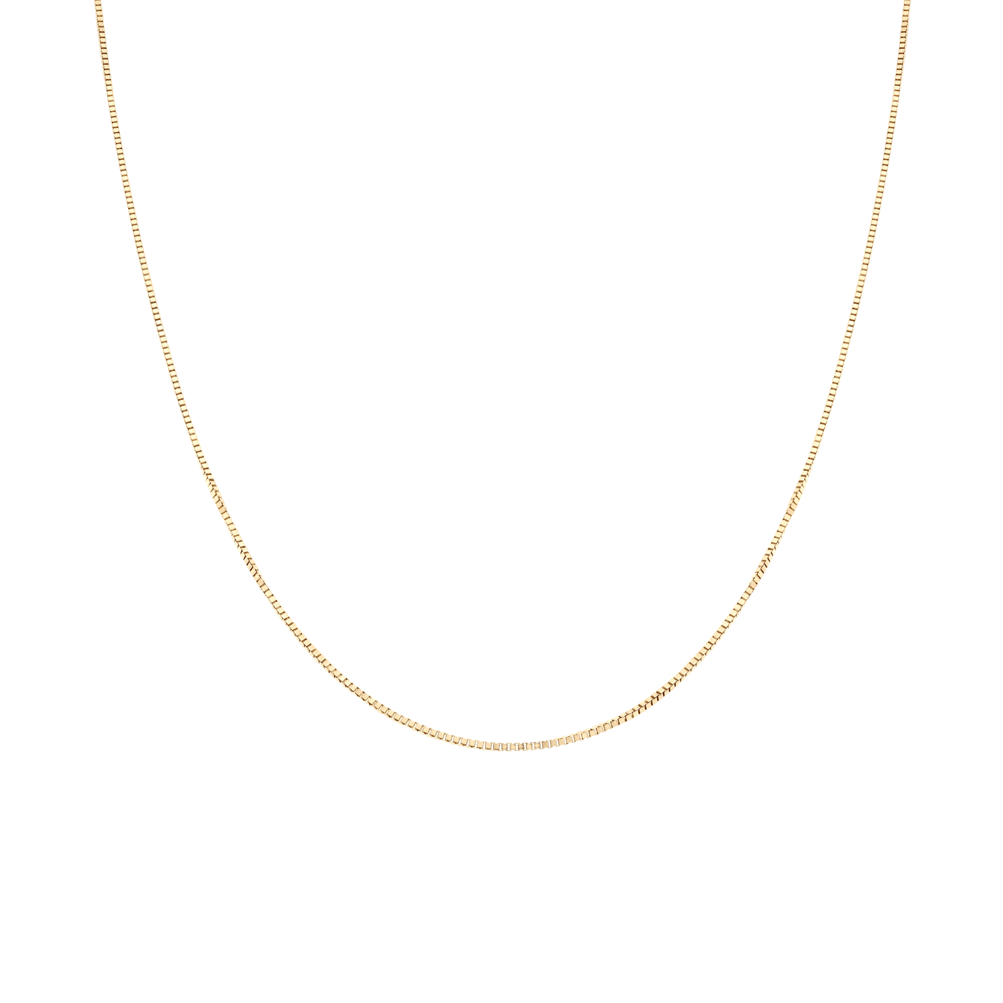 Box Chain 42cm 18K gold - Image 2