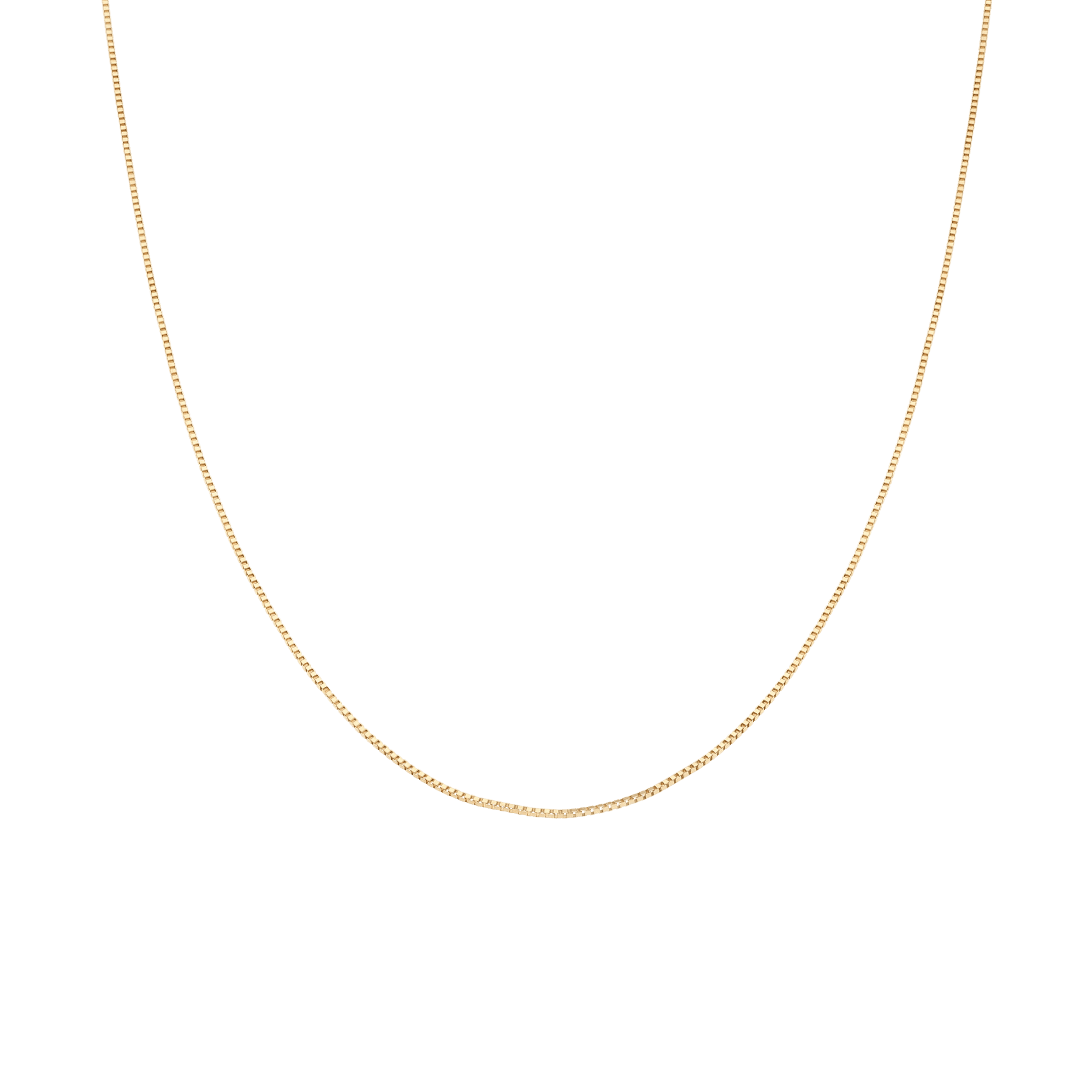 Box Chain 42cm 18K gold - Image 2