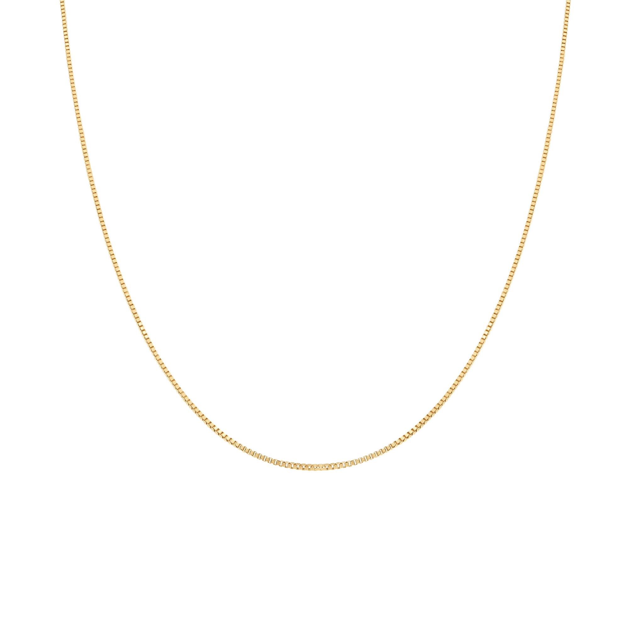 Box Chain 42cm 18K gold - Image 2