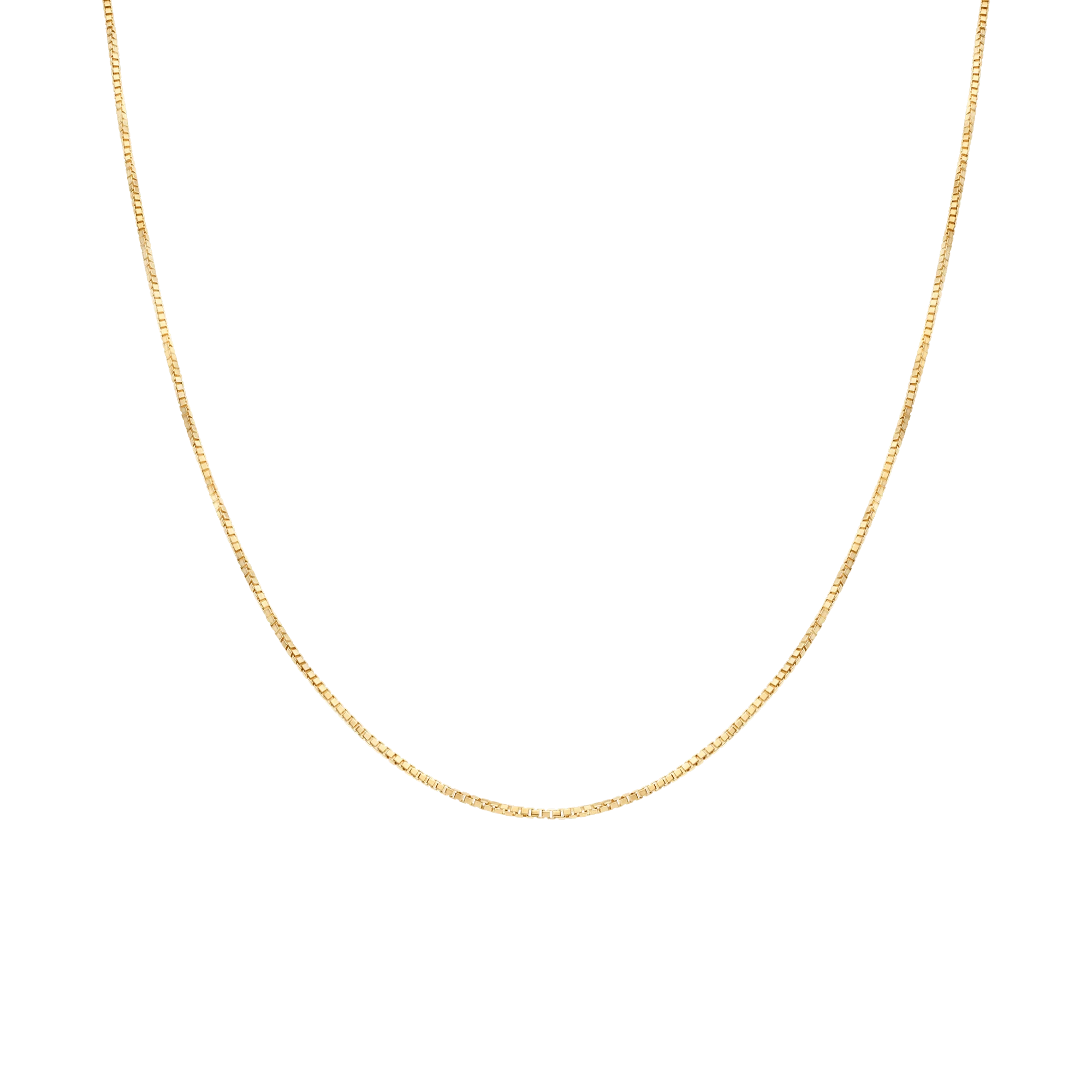 Box Chain 42cm 18K gold - Image 2