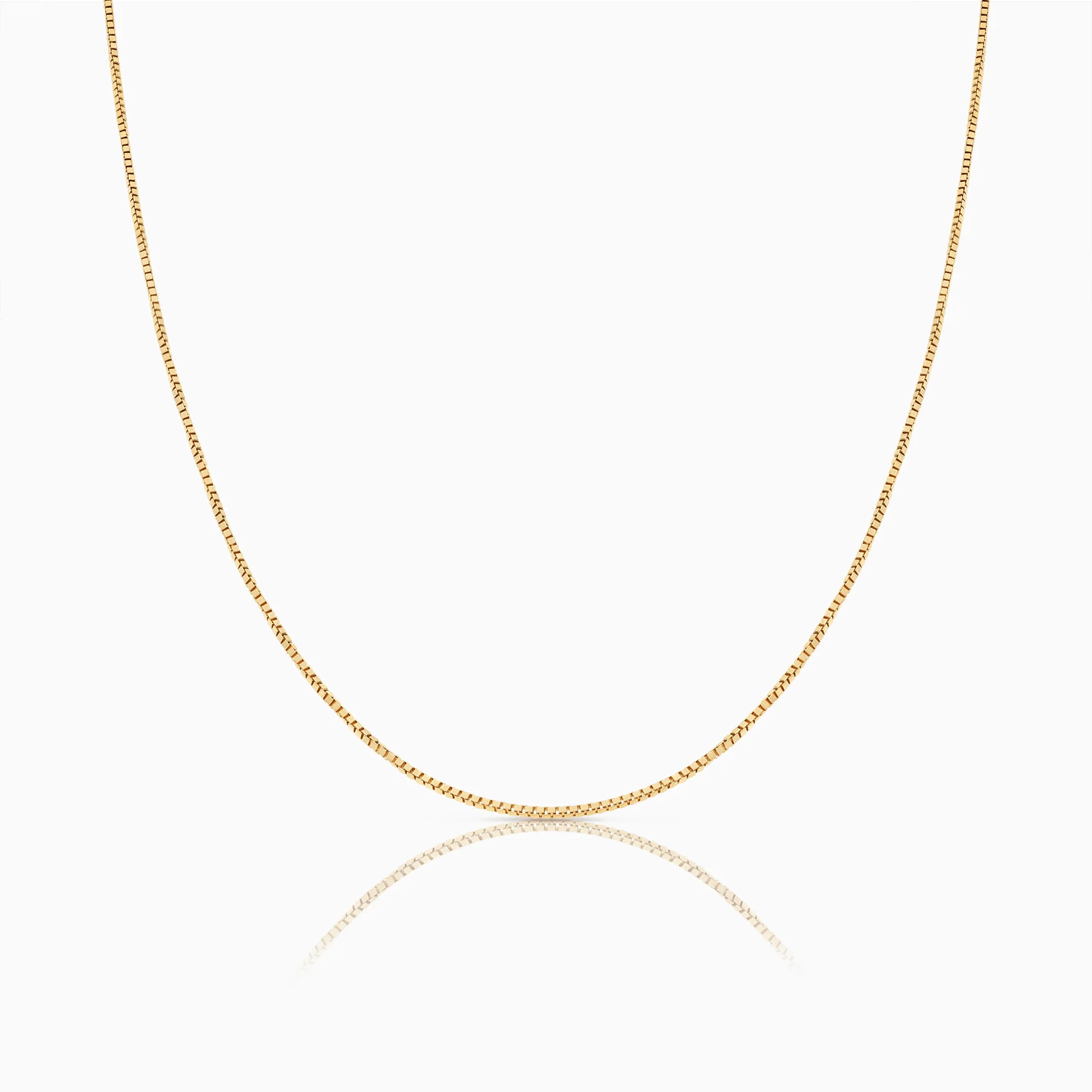 Box Chain 43.5cm 18K gold