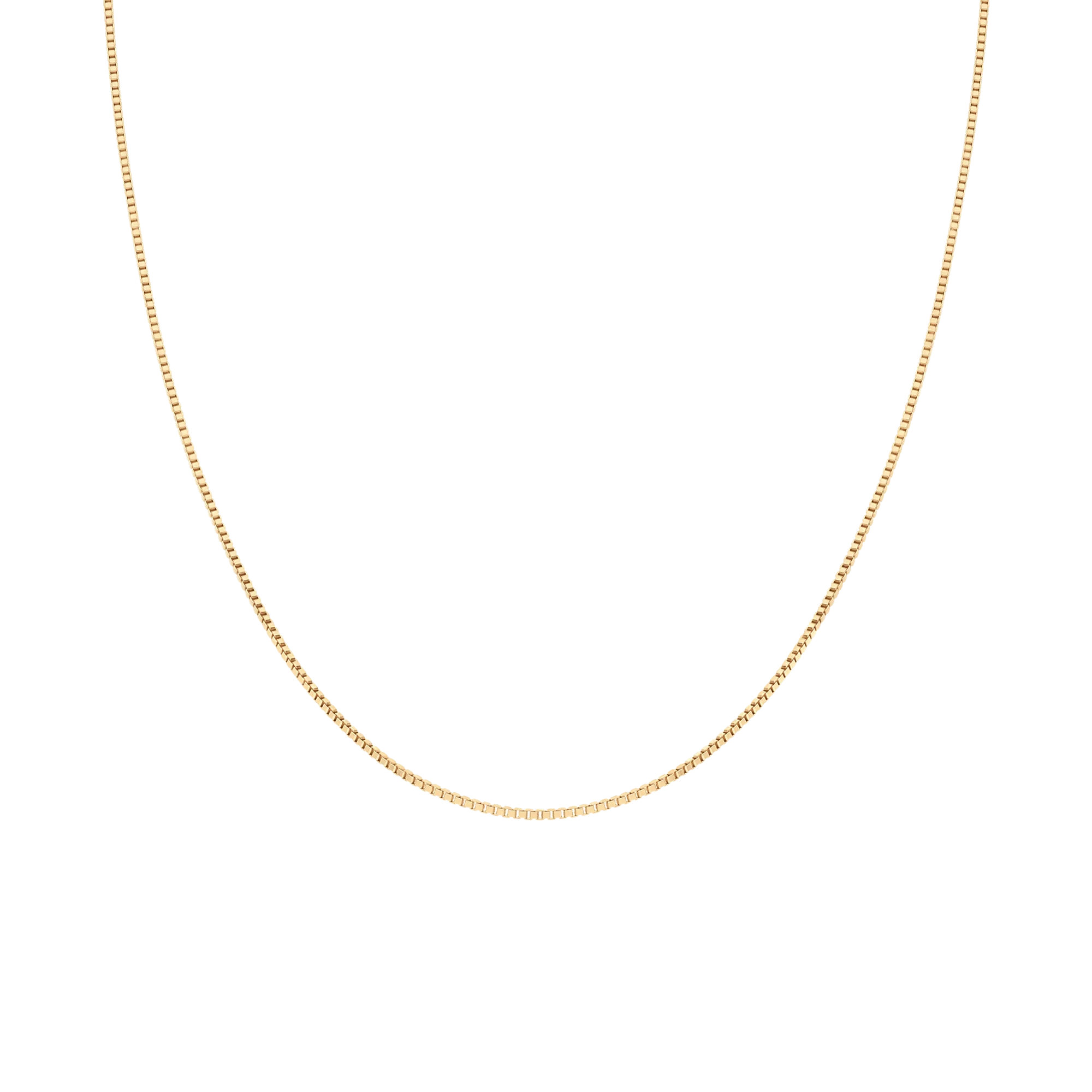 Box Chain 45.5cm 14K gold - Image 2