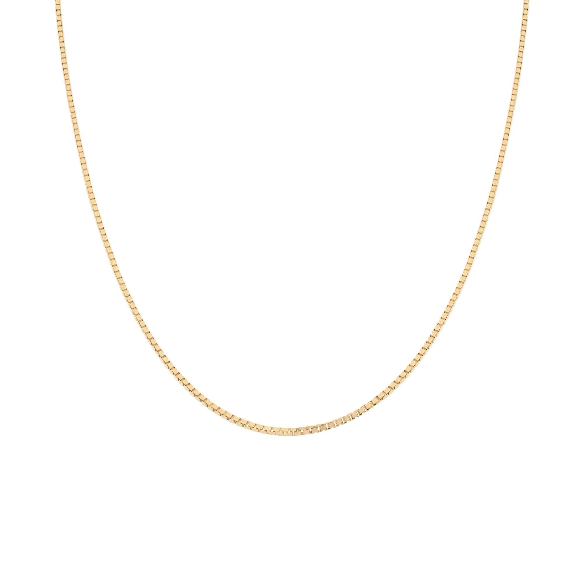 Box Chain 45.5cm 18K Gold - Image 2