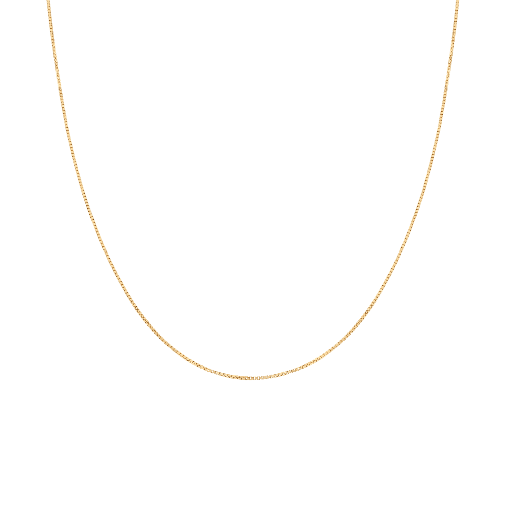 Box Chain 45.5cm 18K Gold - Image 2