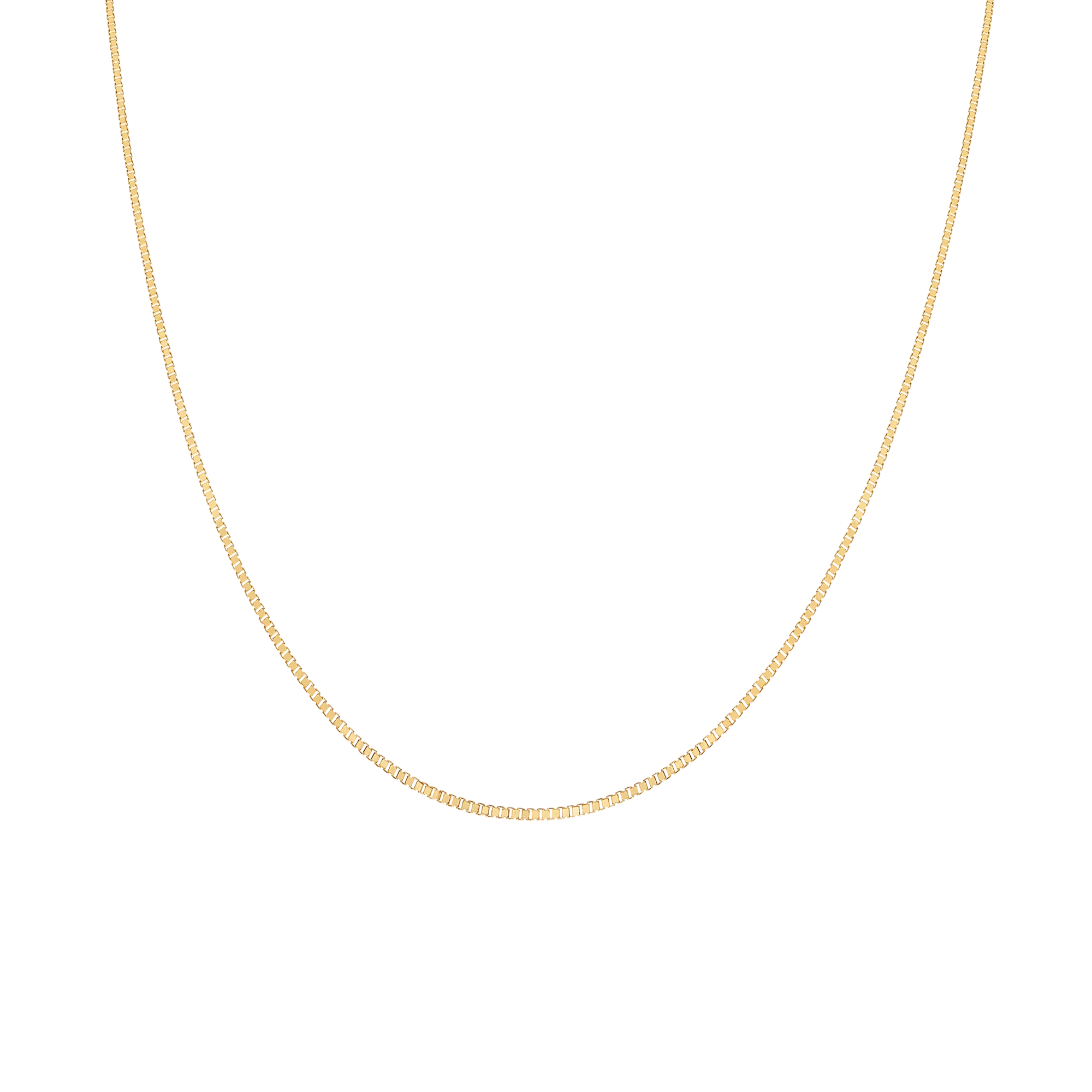 Box Chain 45.5cm 18K Gold - Image 2