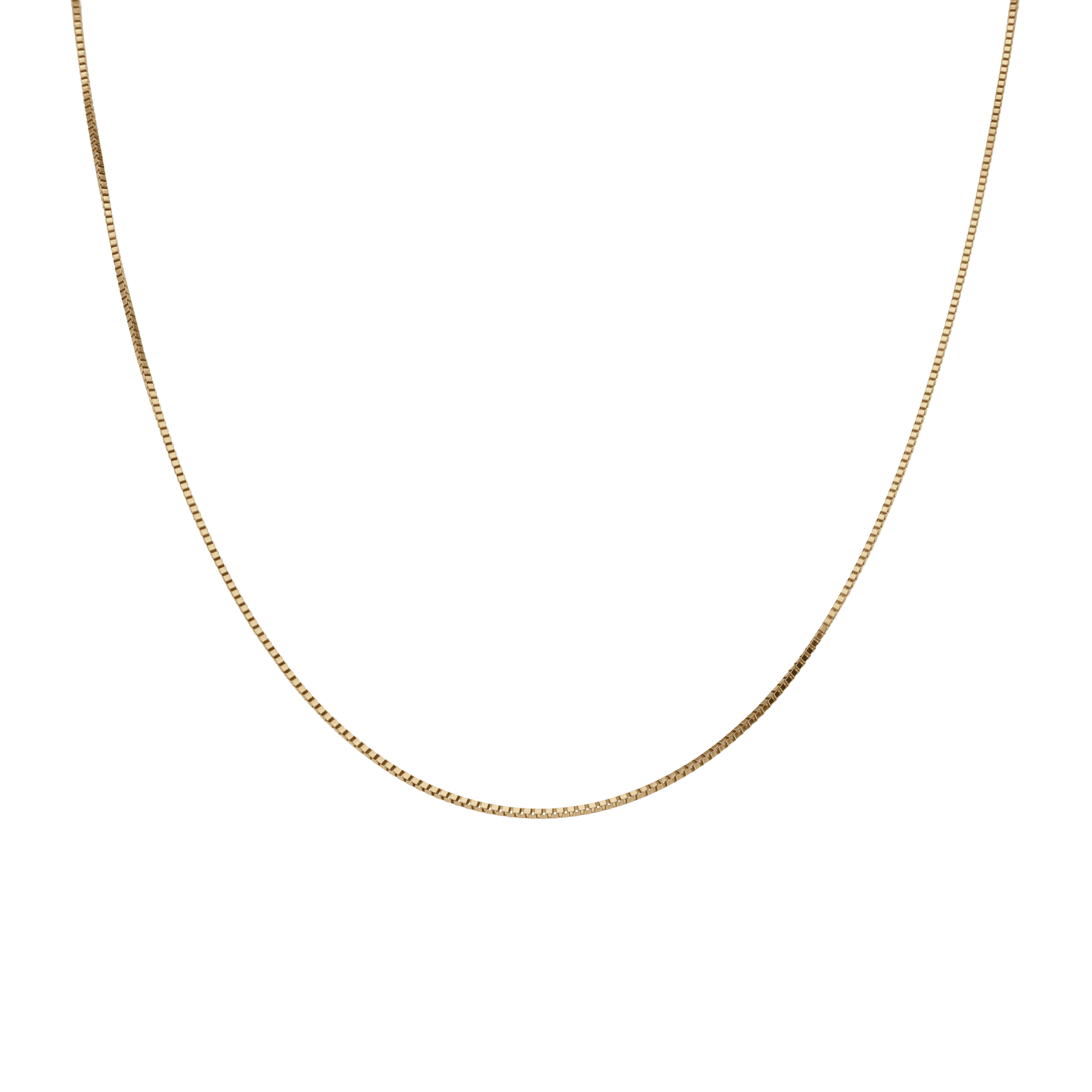 Box Chain 45cm 9K gold