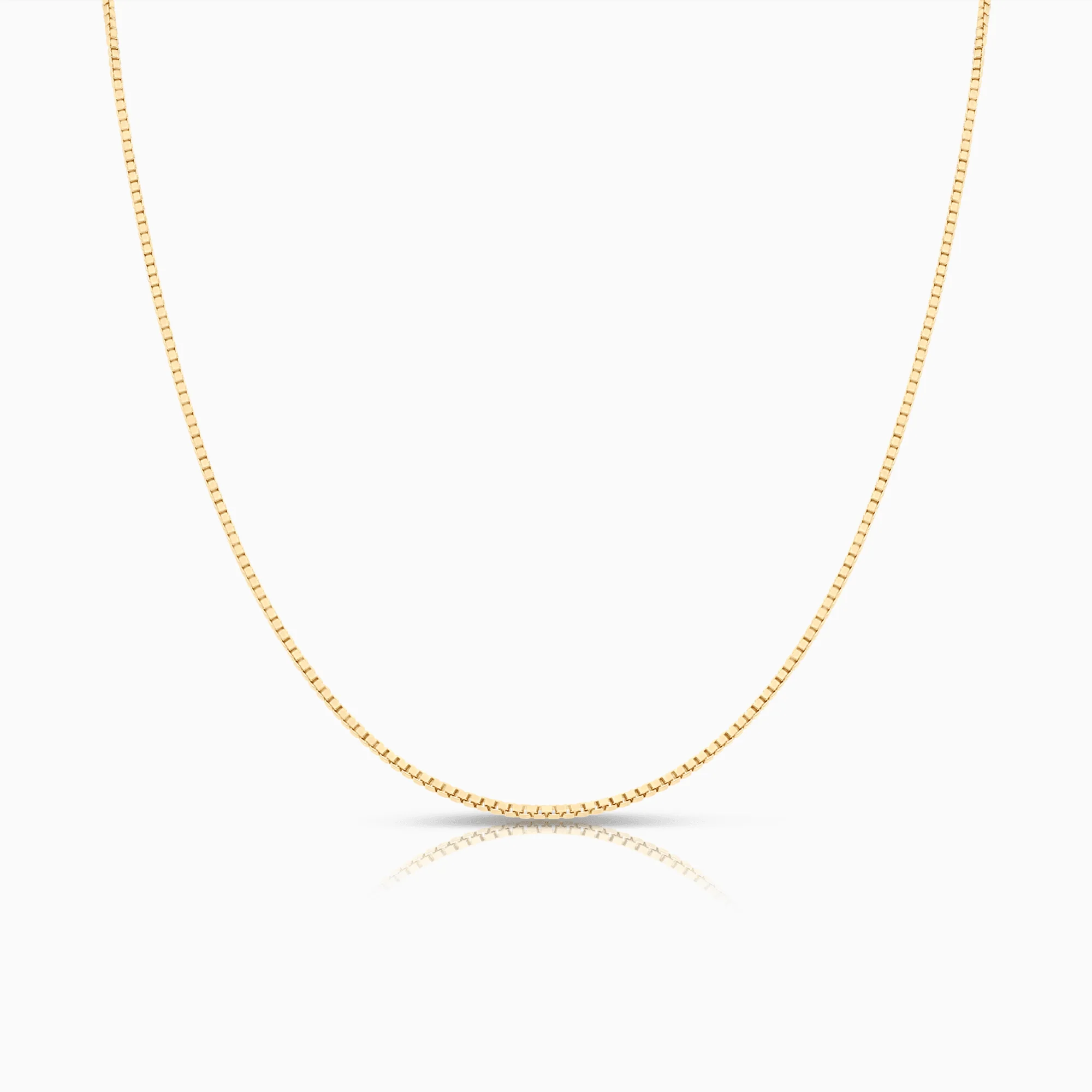 Box Chain 46.5cm 18K Gold
