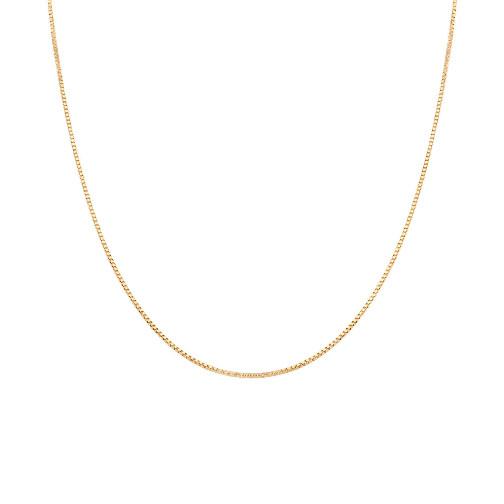 Box chain 46cm 18K gold - Image 2