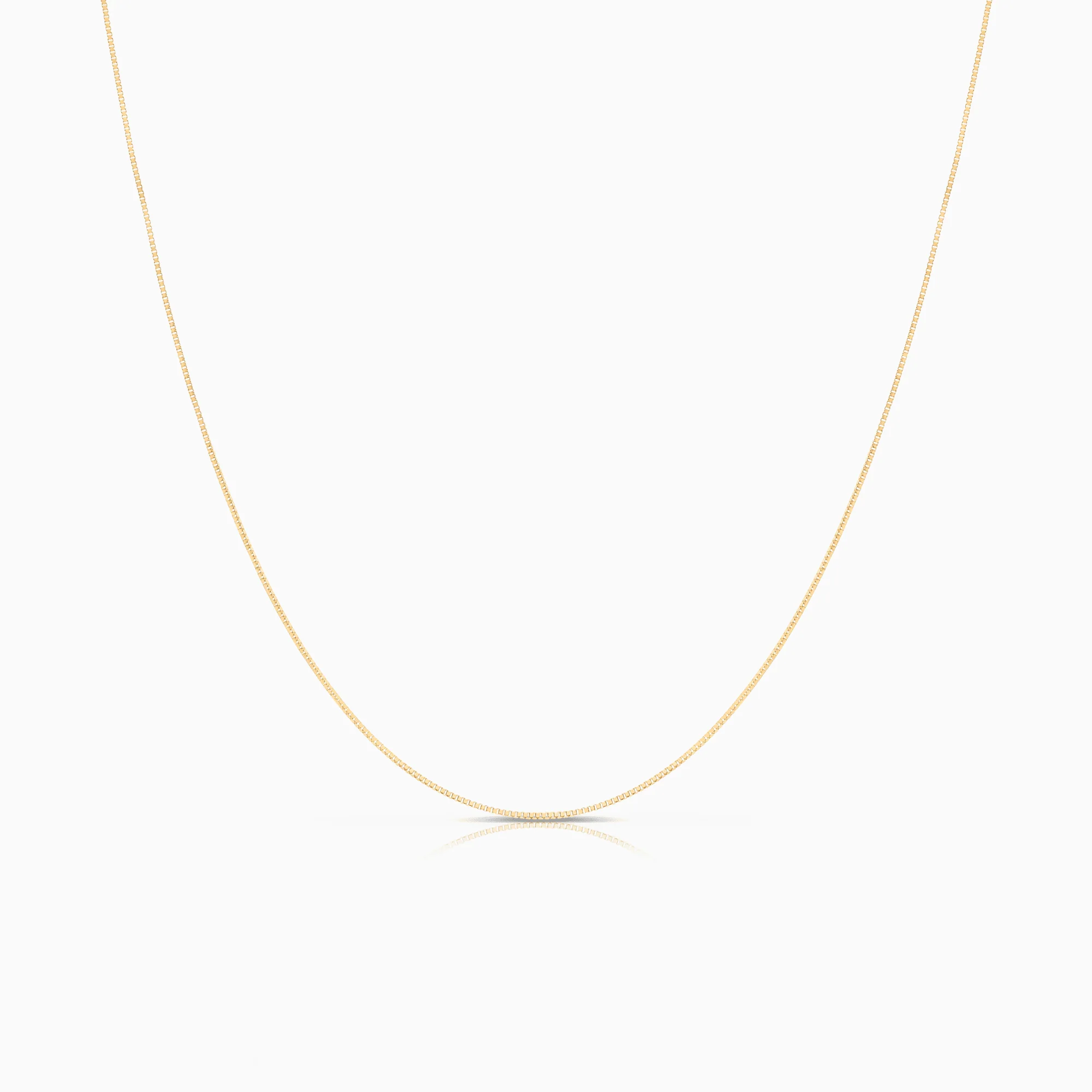 Box Chain 49.5cm 18K gold