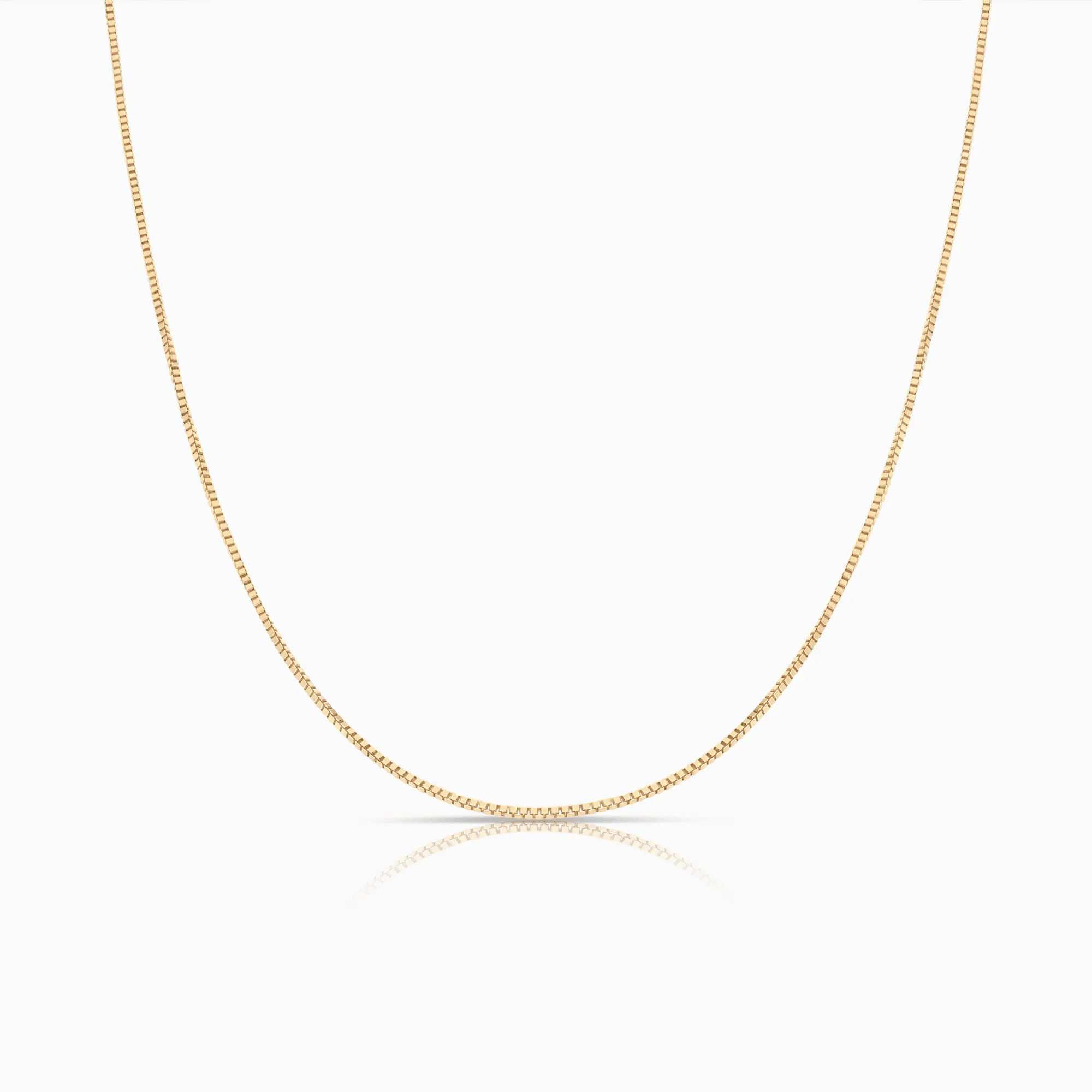 Box Chain 50.5cm 18K gold