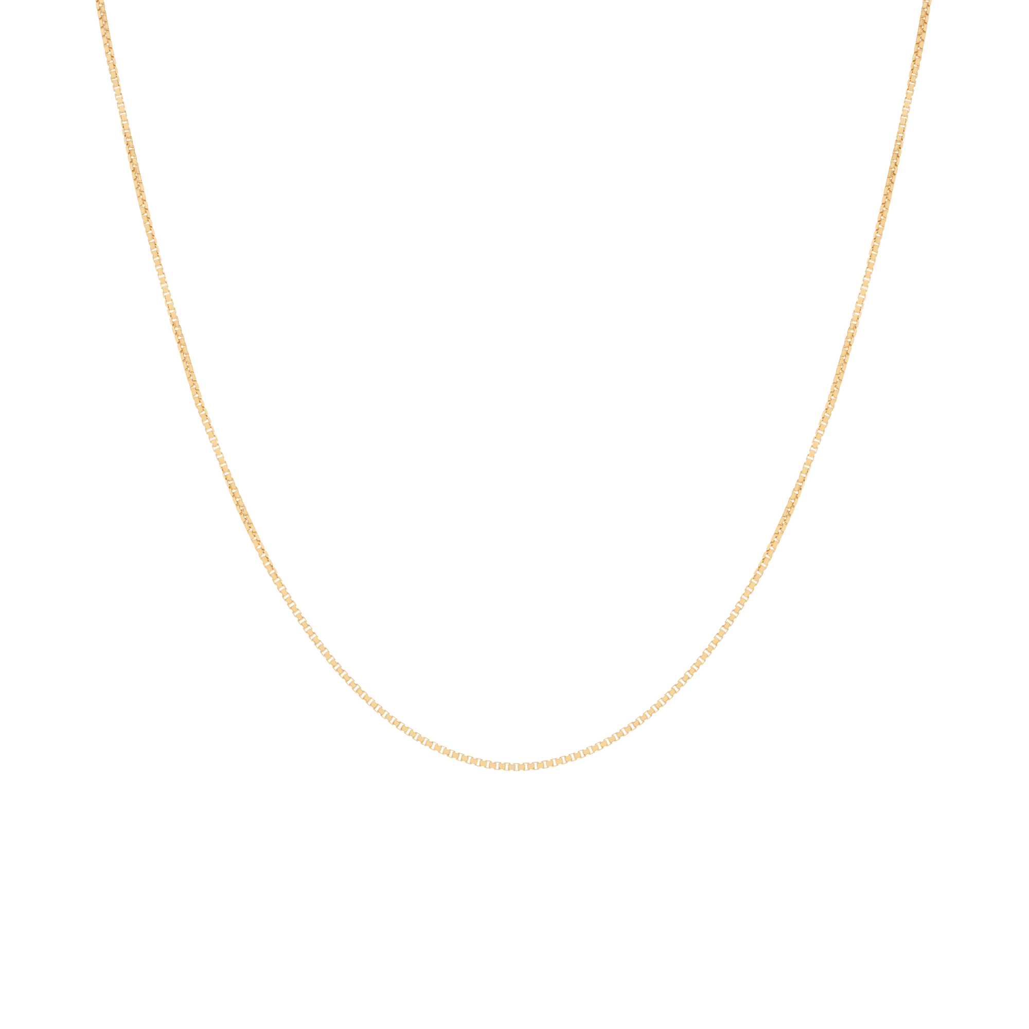 Box chain 50cm 18K gold - Image 2