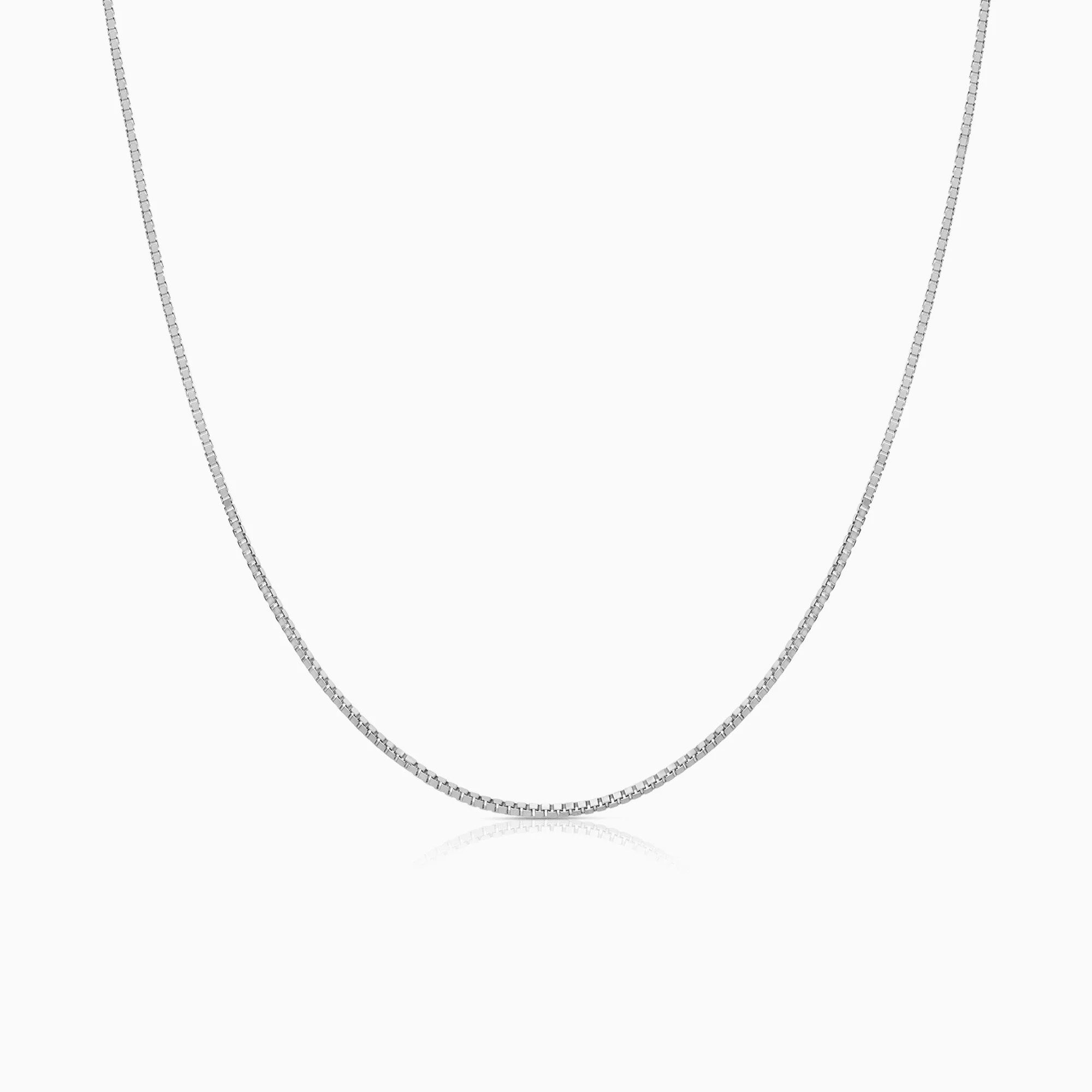 Box Chain 5.15g 18K white gold