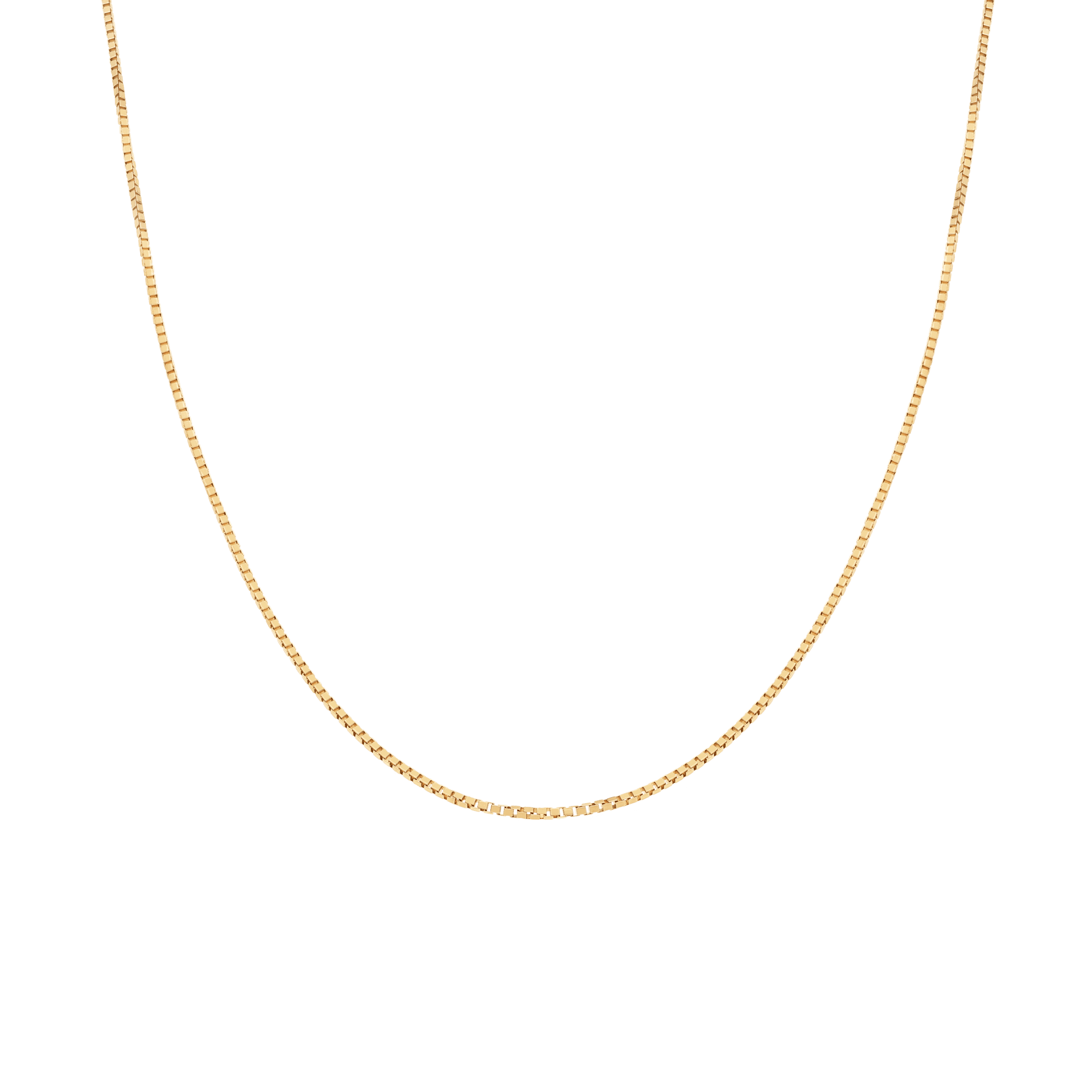 Box Chain 52cm 18K gold - Image 2