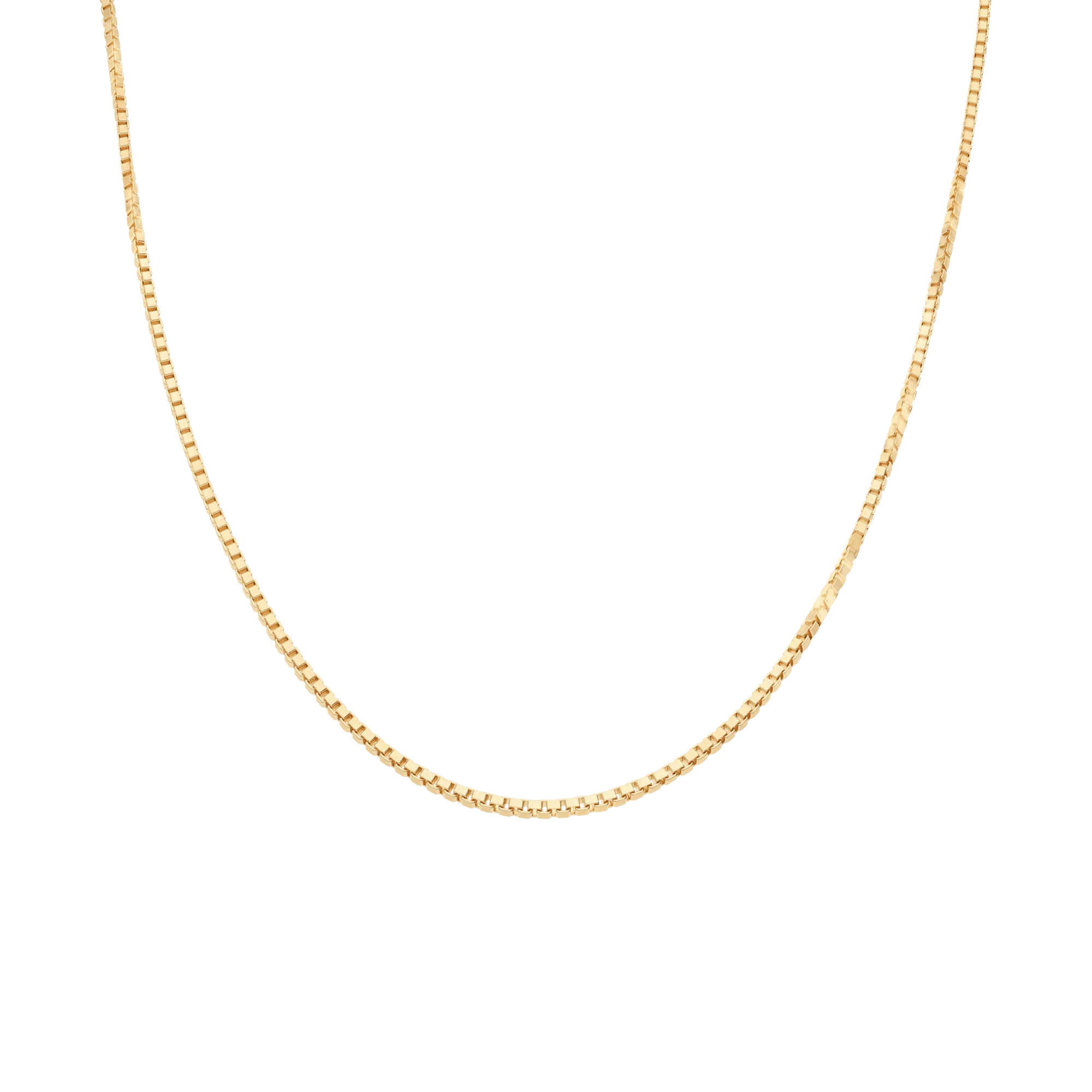 Box Chain 55cm 18K gold - Image 2