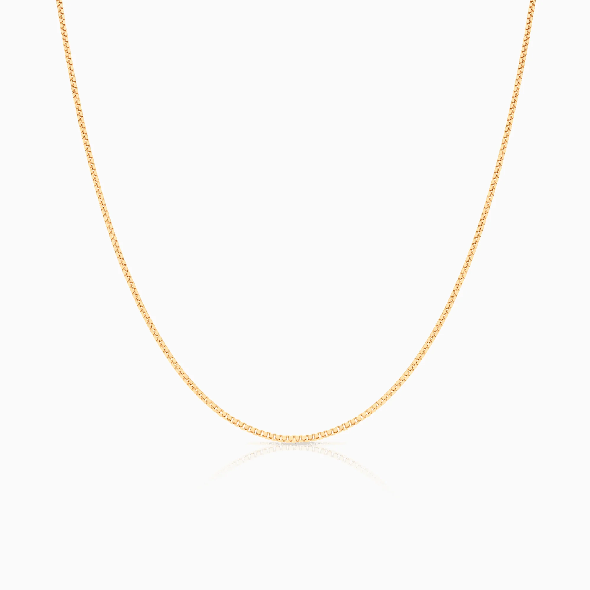 Box chain 7.14g 18K gold