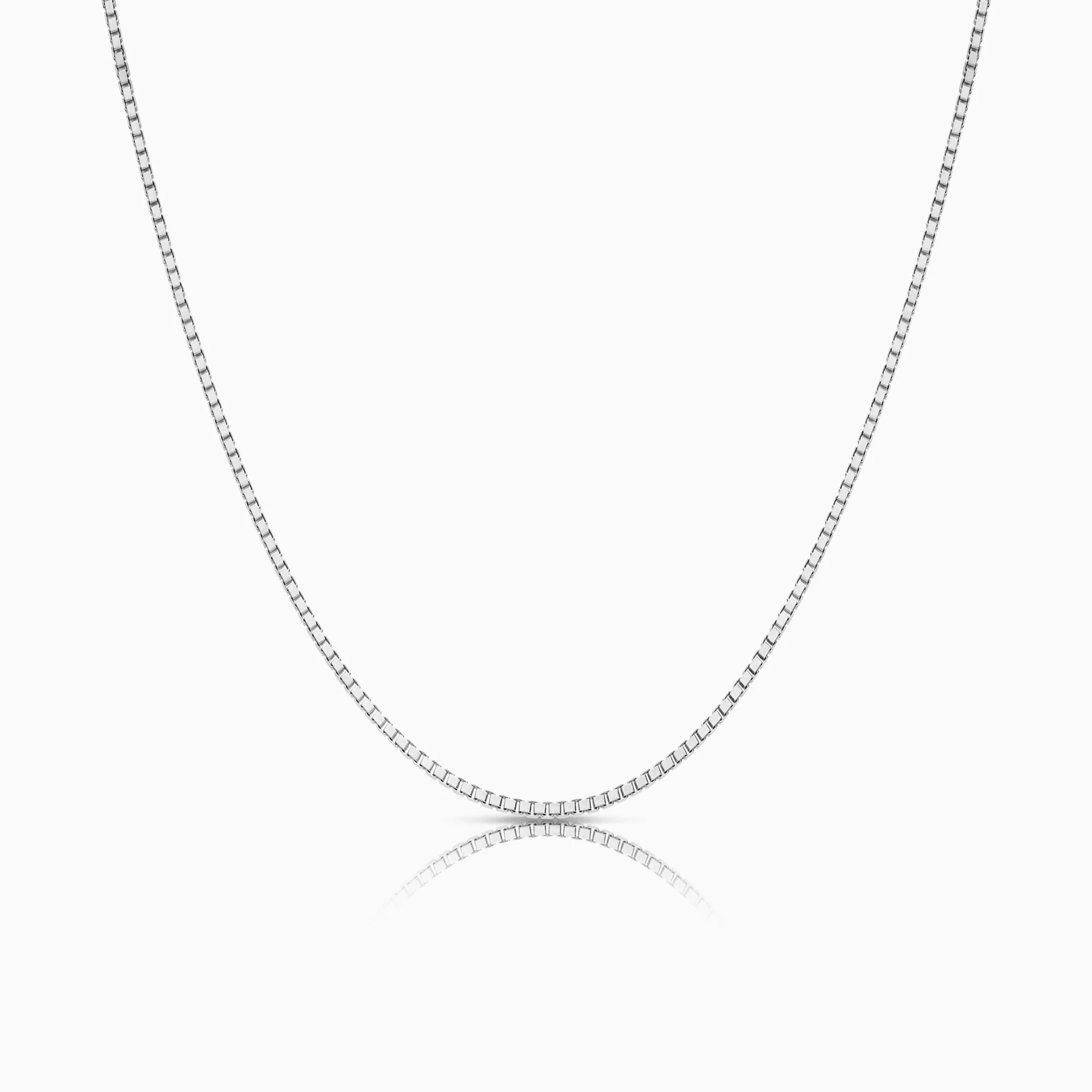 Box Chain 9.66g 18K white gold