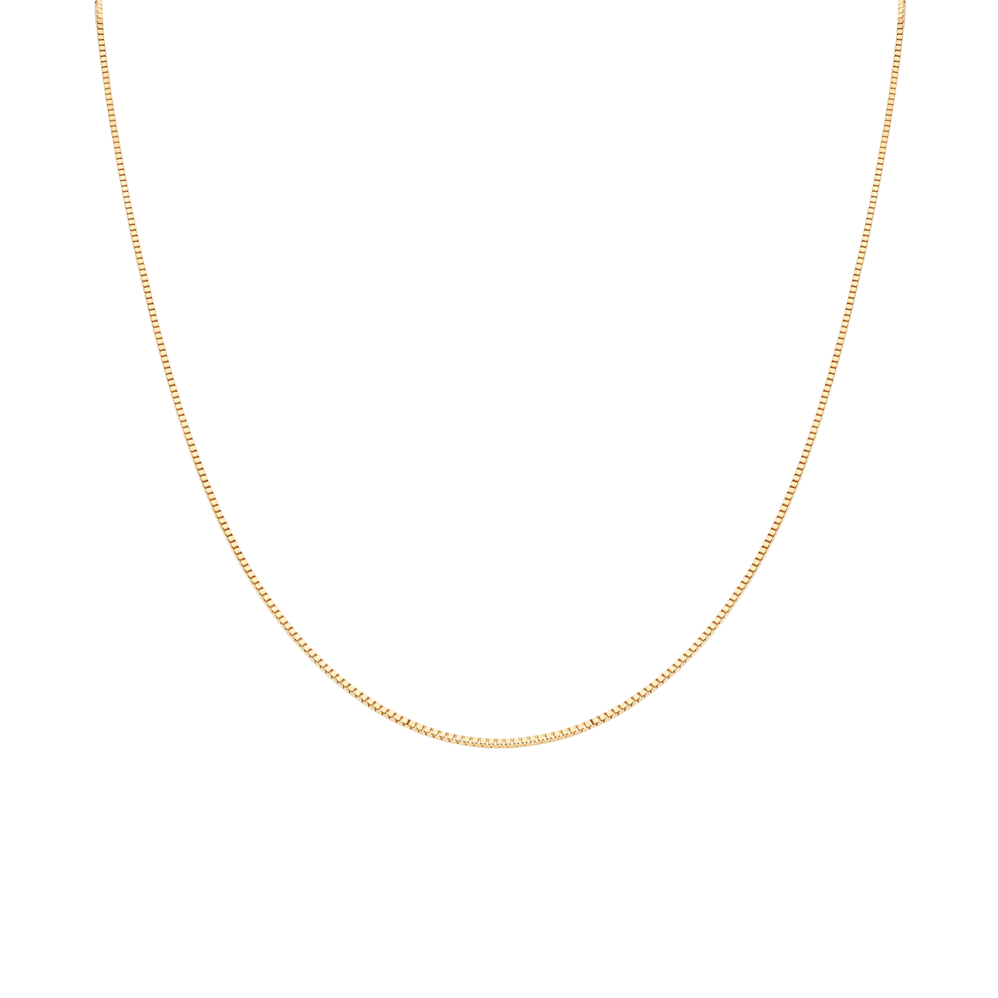 Box Chain 36cm 18K Gold - Image 2