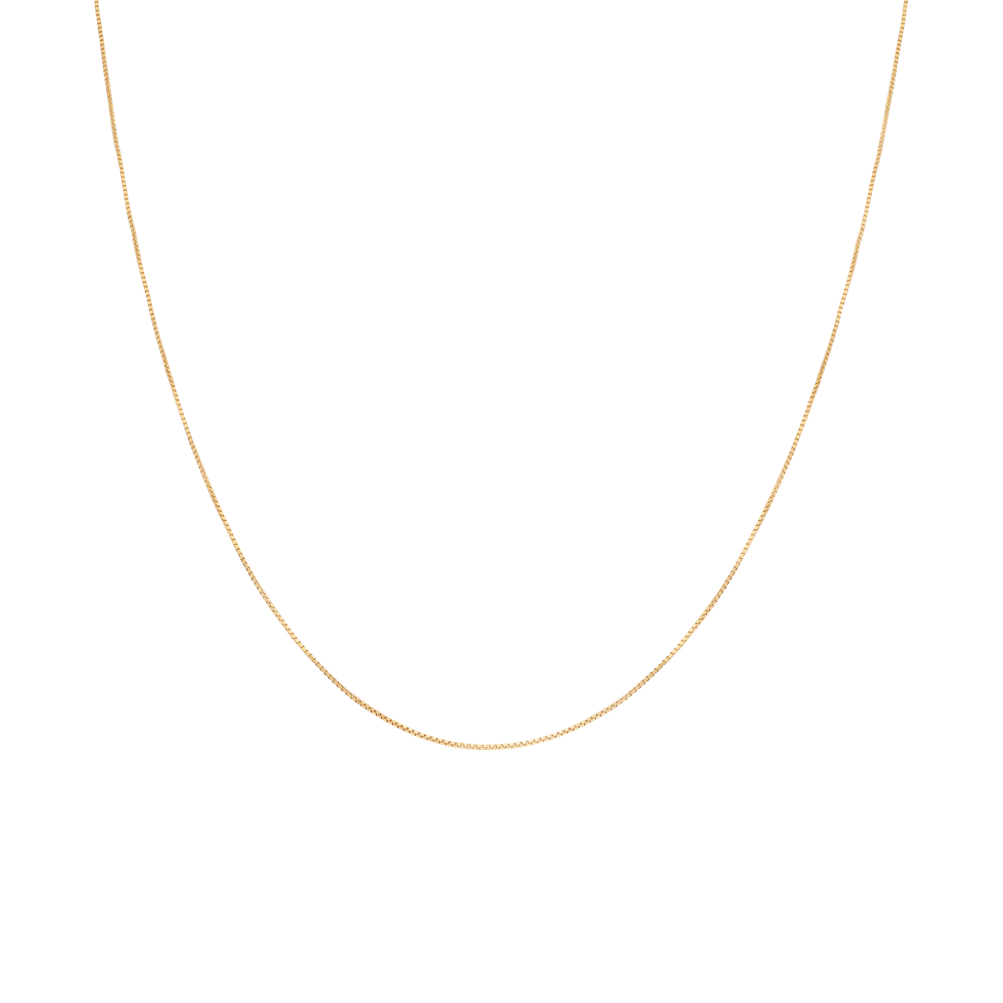 Box Chain 36cm 18K Gold - Image 2