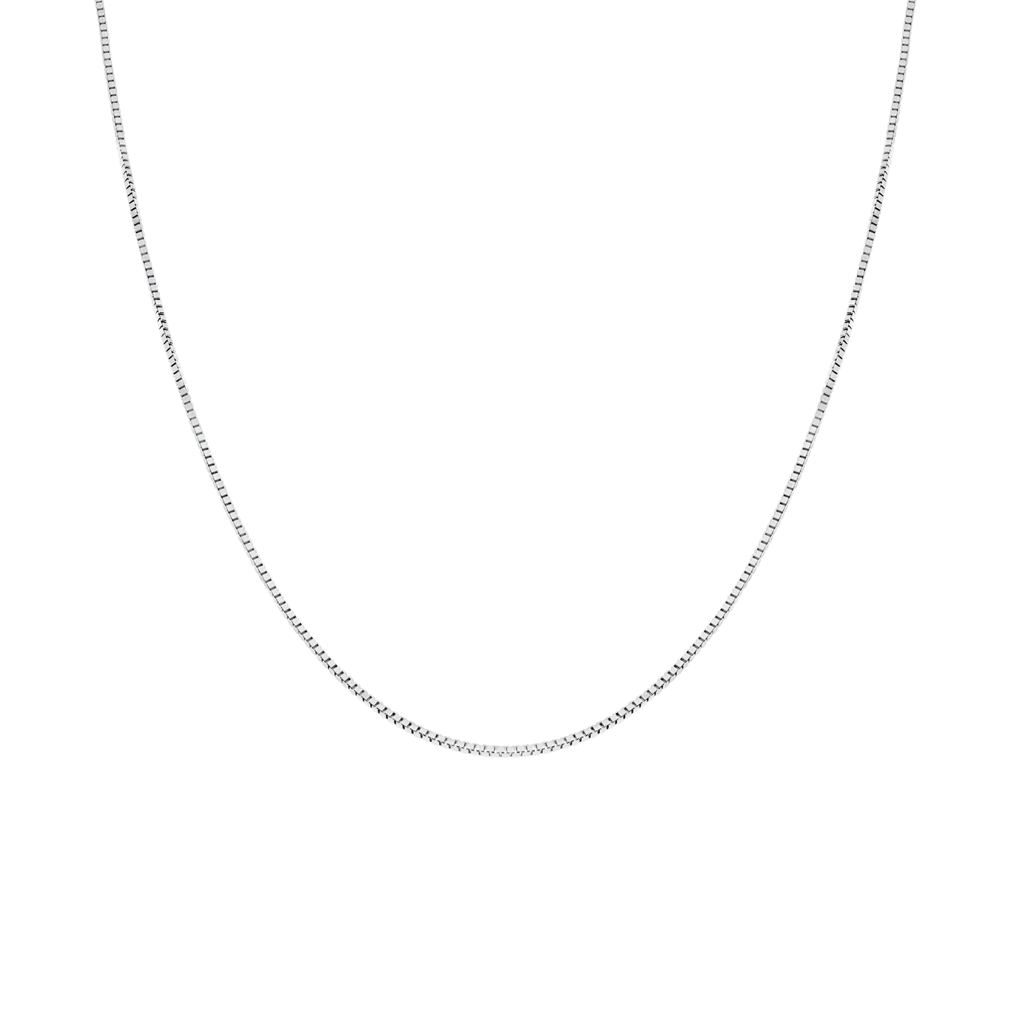 Venetian chain 40cm 18K white gold - Image 2