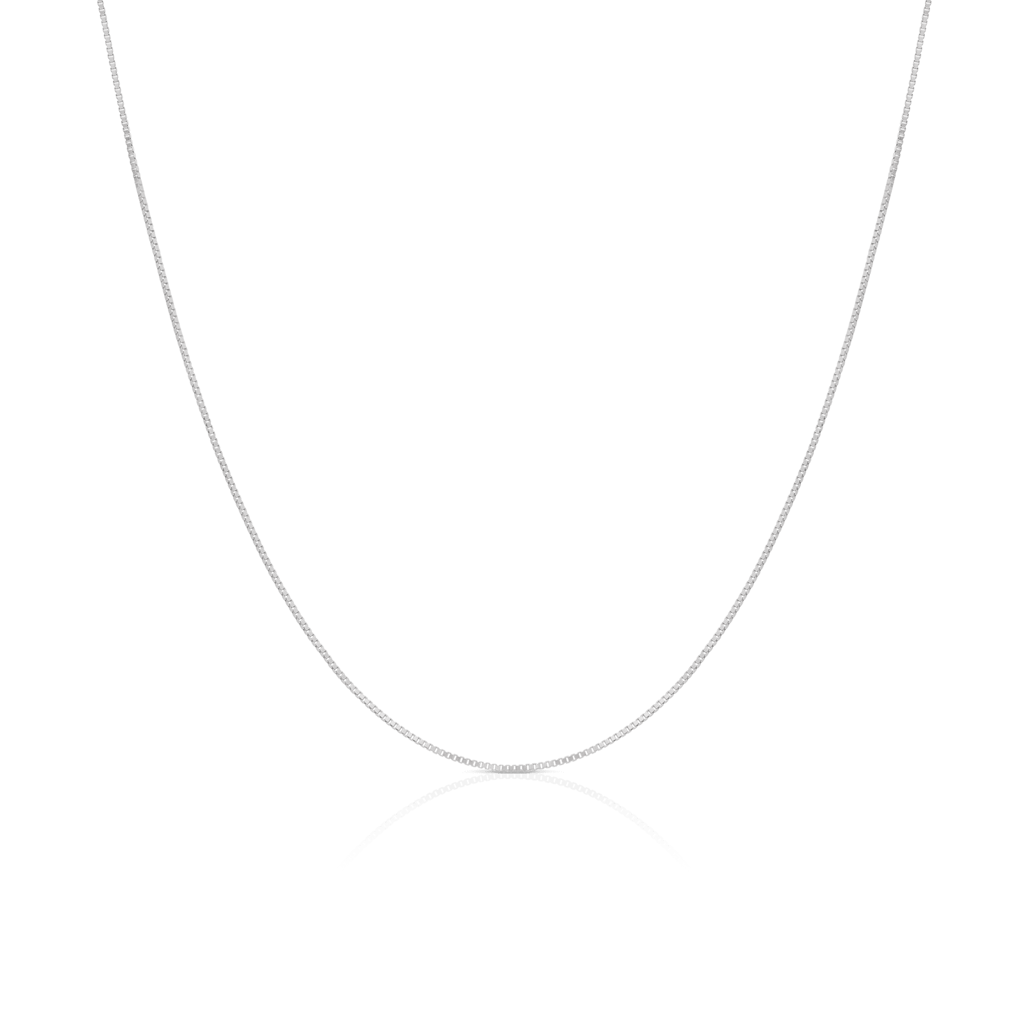 Venetian chain 40cm 18K white gold - Image 2