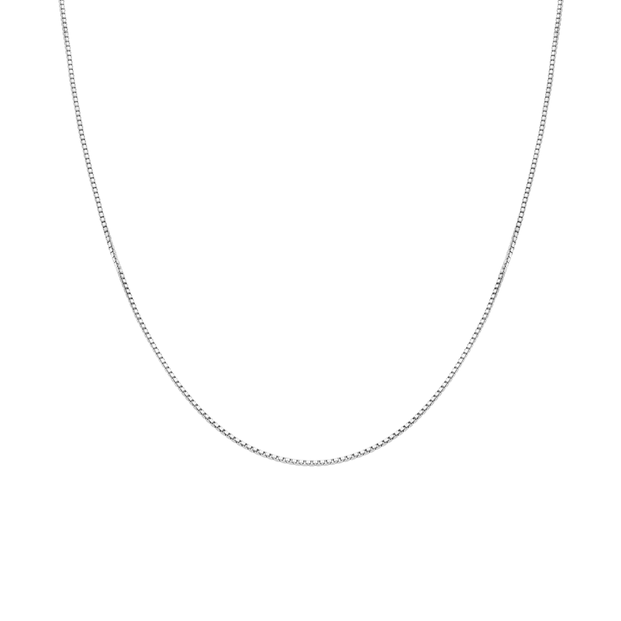 Venetian chain 41cm 18K white gold - Image 2