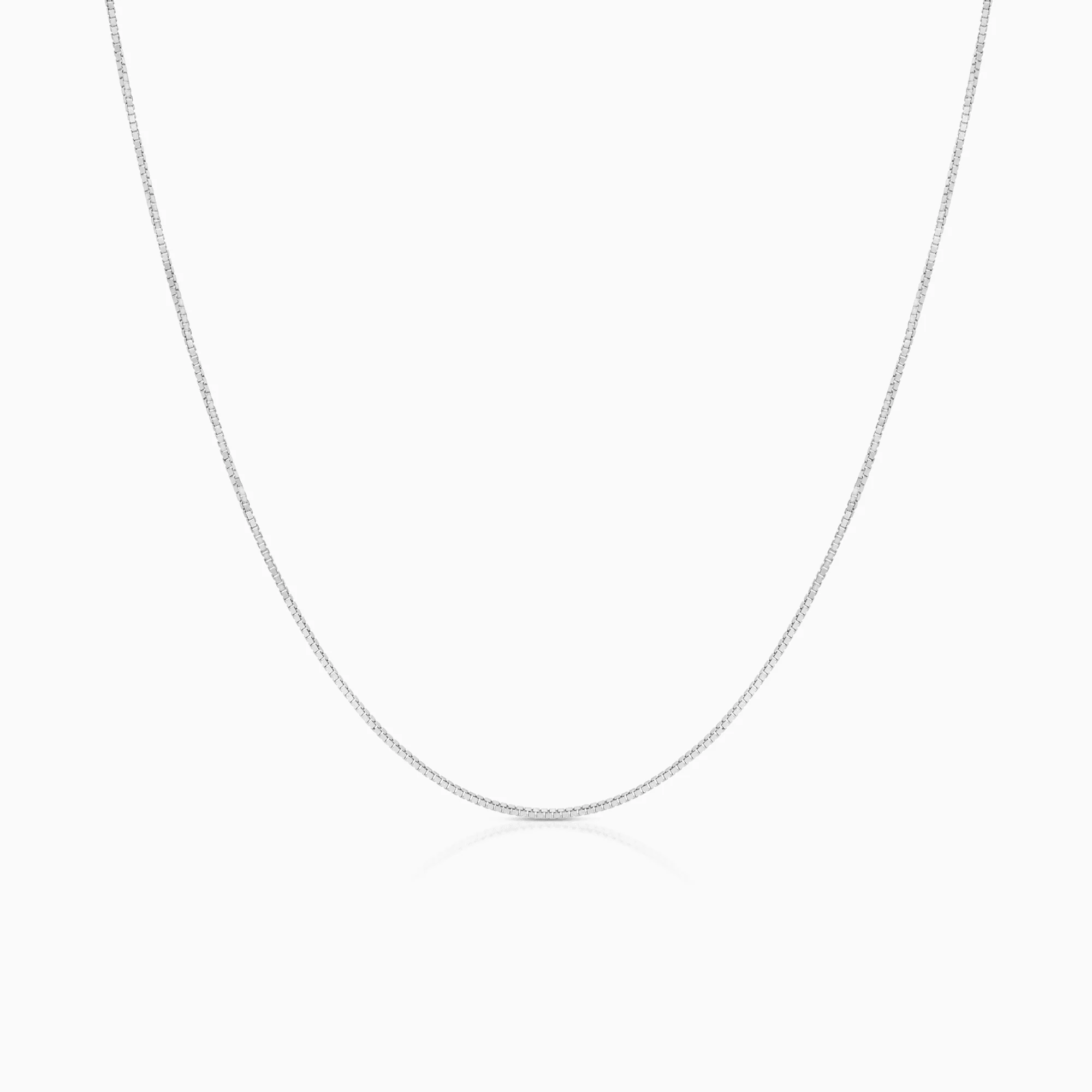 Box chain 42.5cm 18K gold