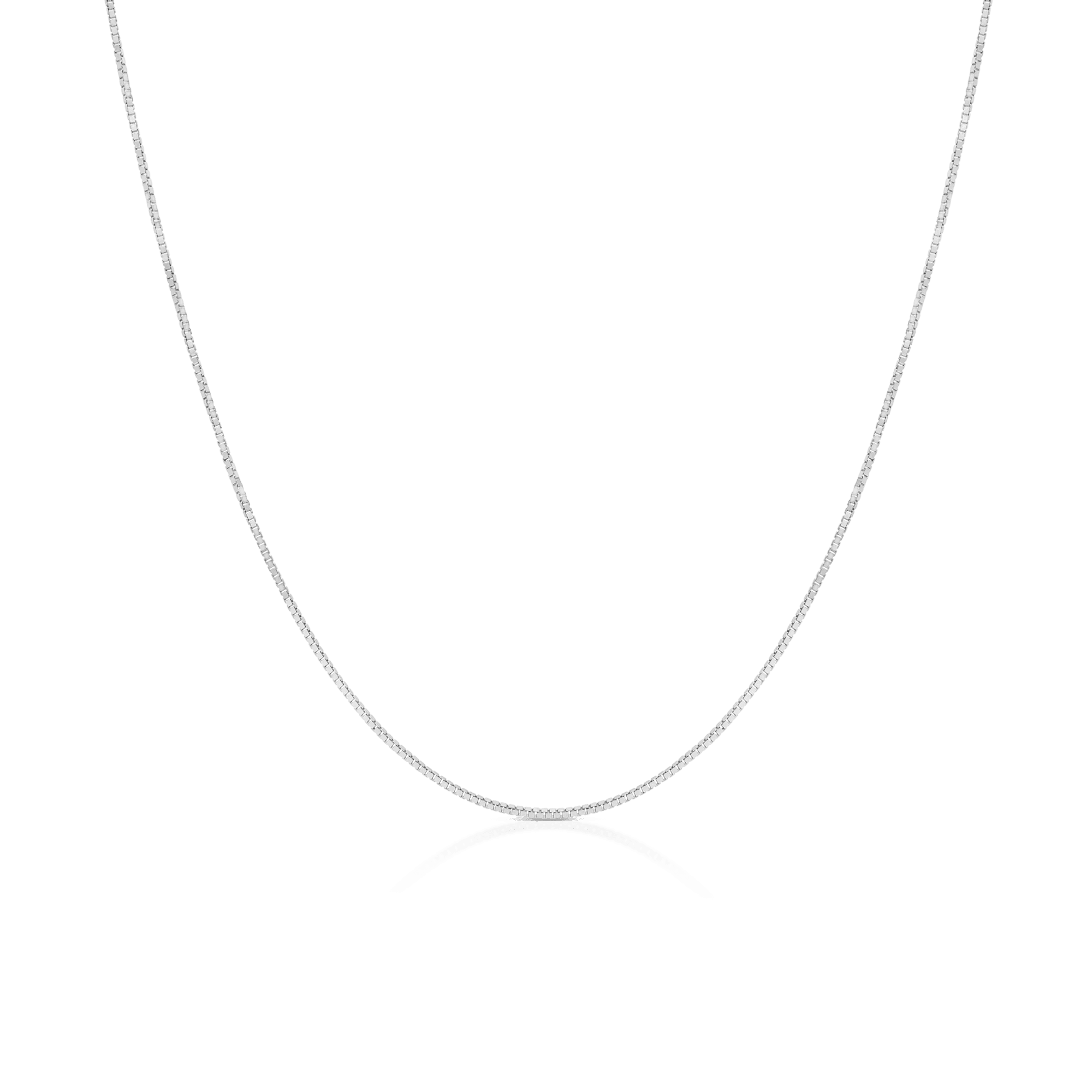 Box chain 42.5cm 18K gold - Image 2