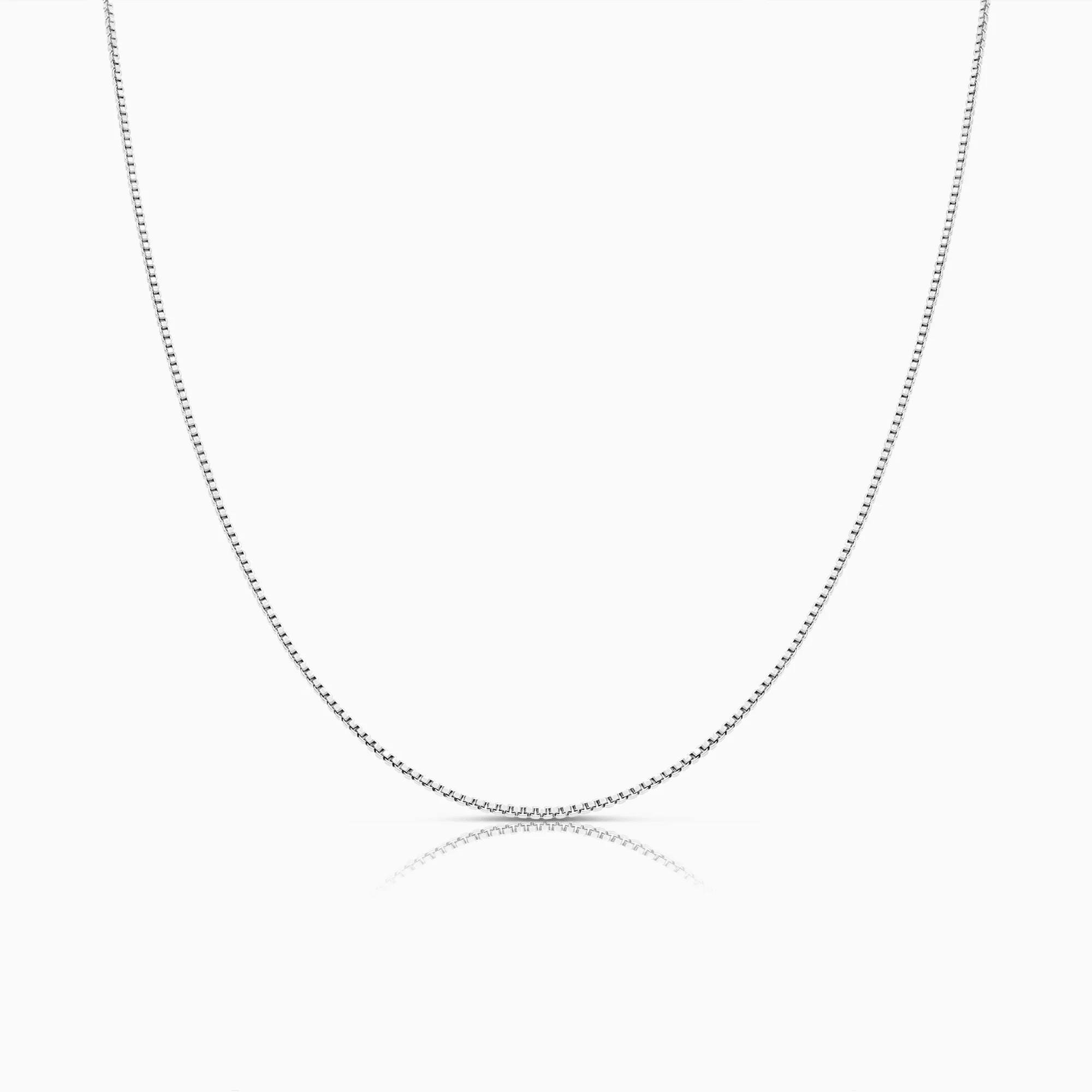 Venetian link 42.5cm 18K white gold
