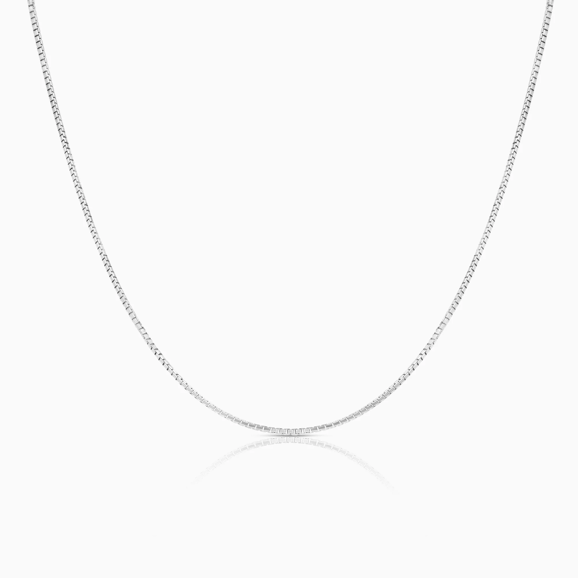 Venetian link 42.5cm 18K white gold