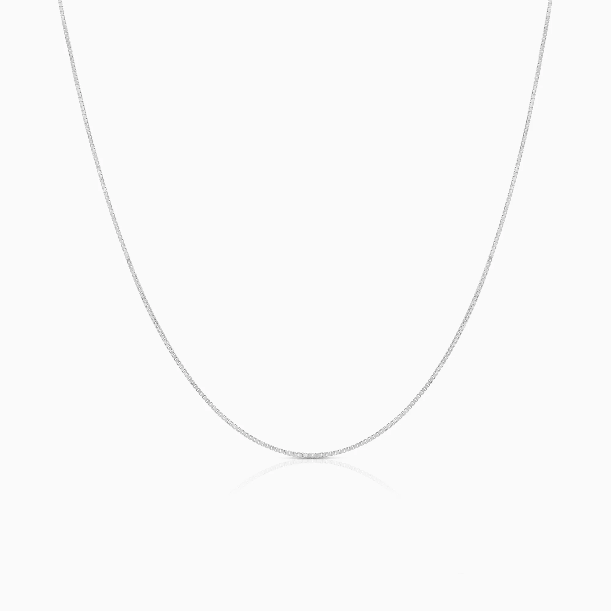 Venetian link 42.5cm 18K white gold
