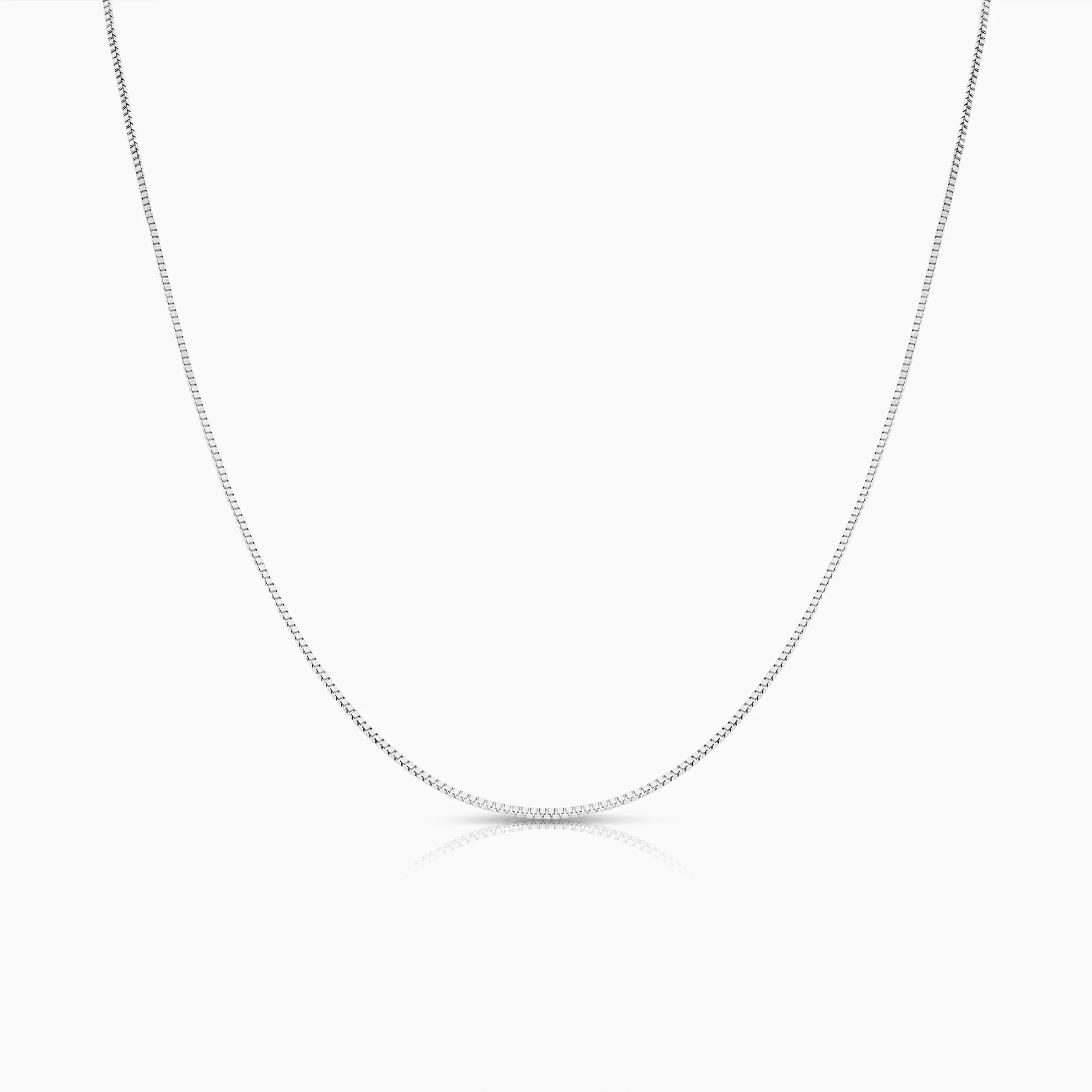 Venetian link 42cm 18K white gold