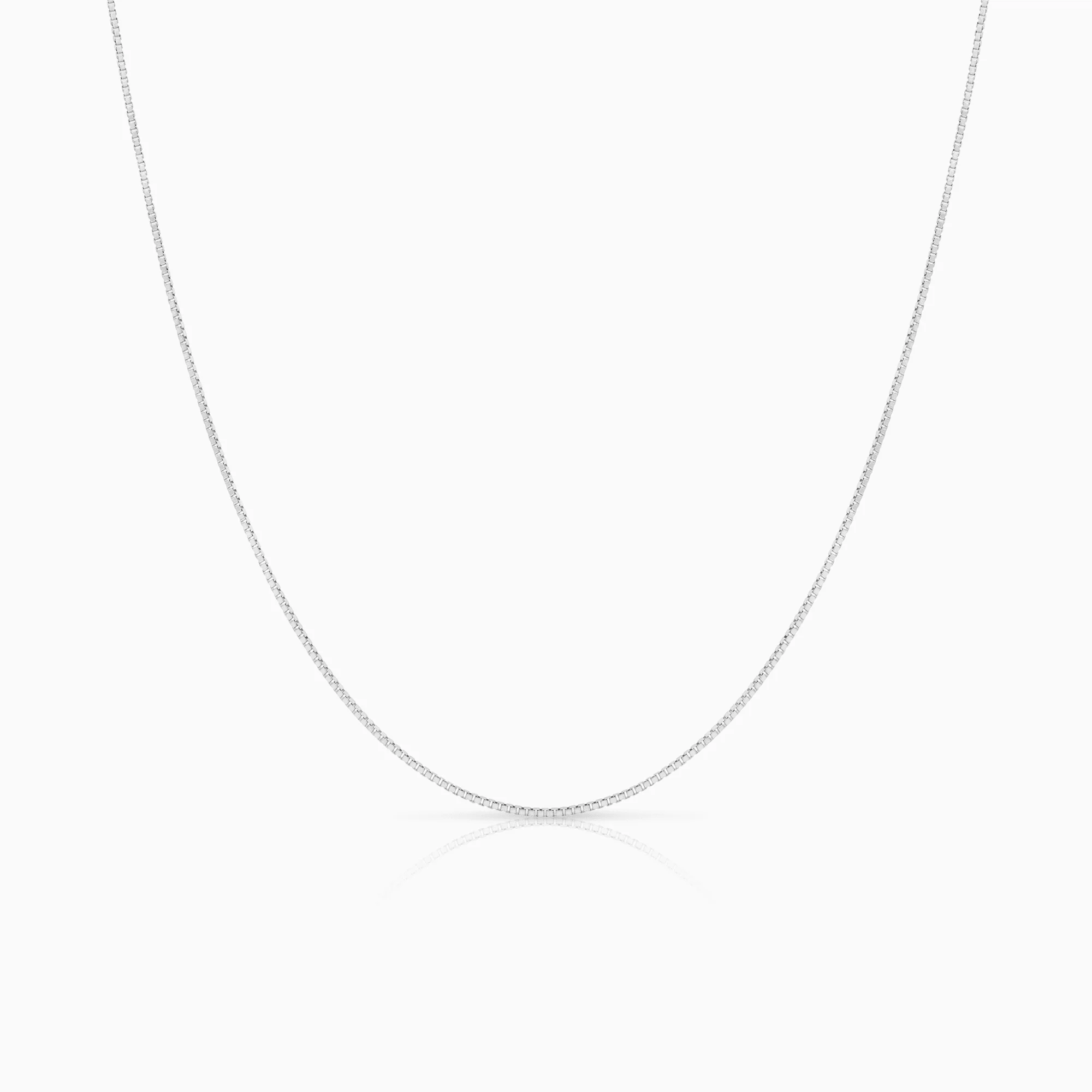 Venetian link 42cm 18K white gold