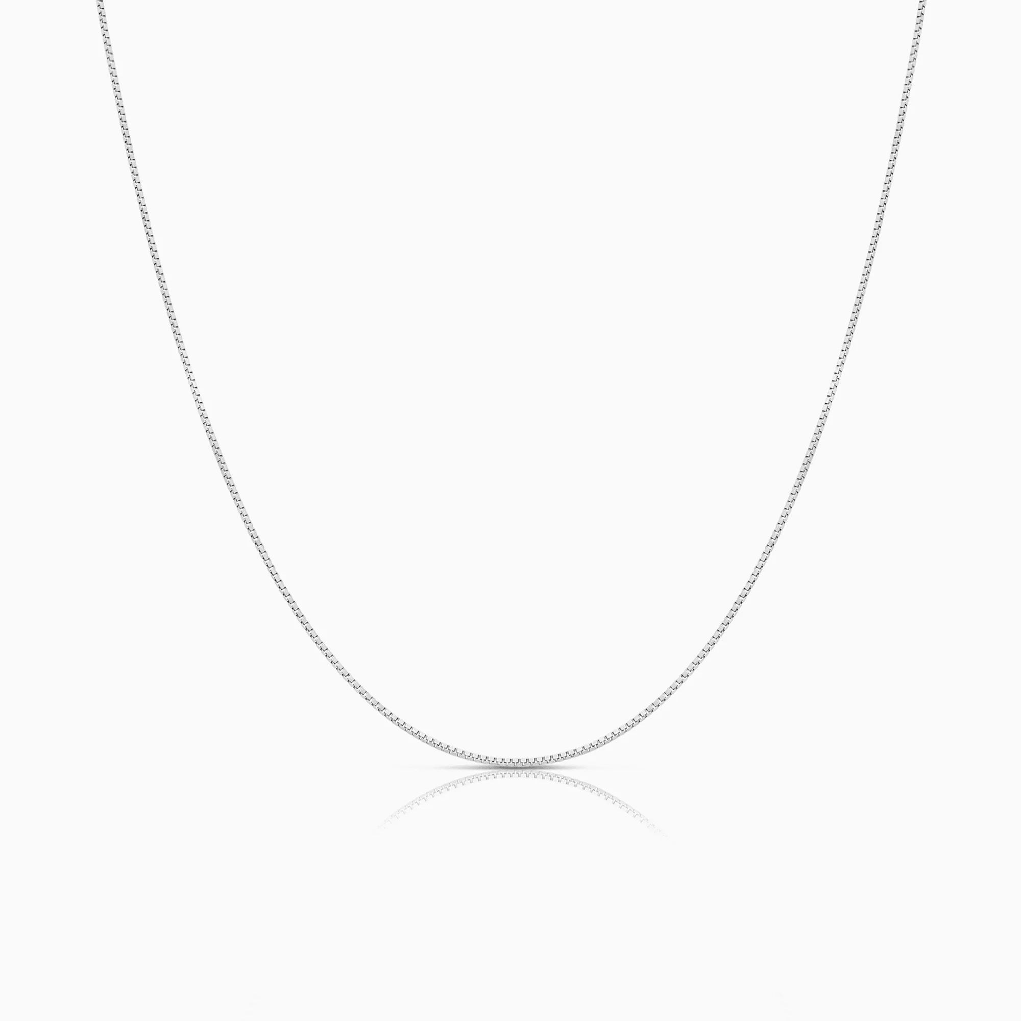 Venetian link 42cm 18K white gold