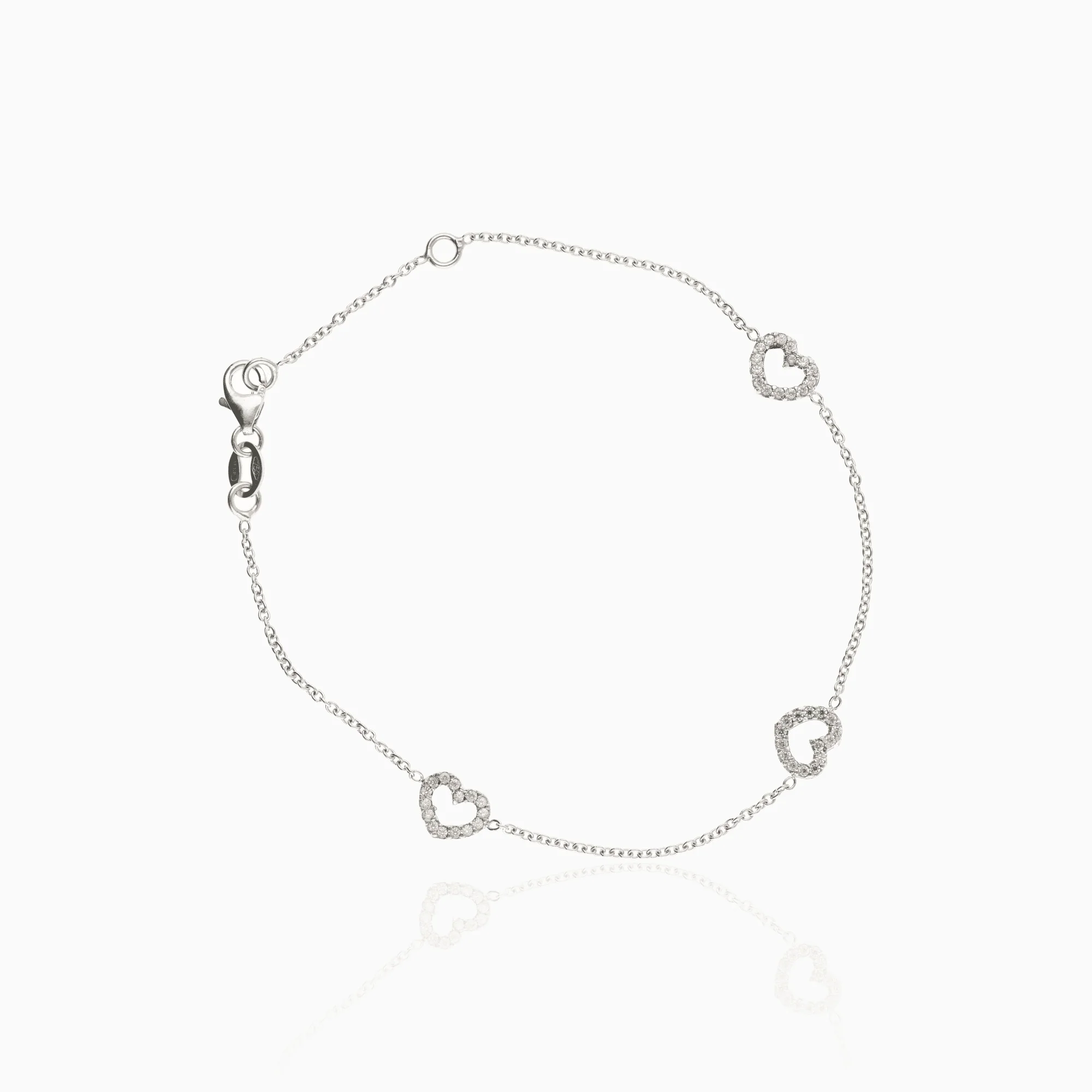 White gold bracelet 2.1g 18K