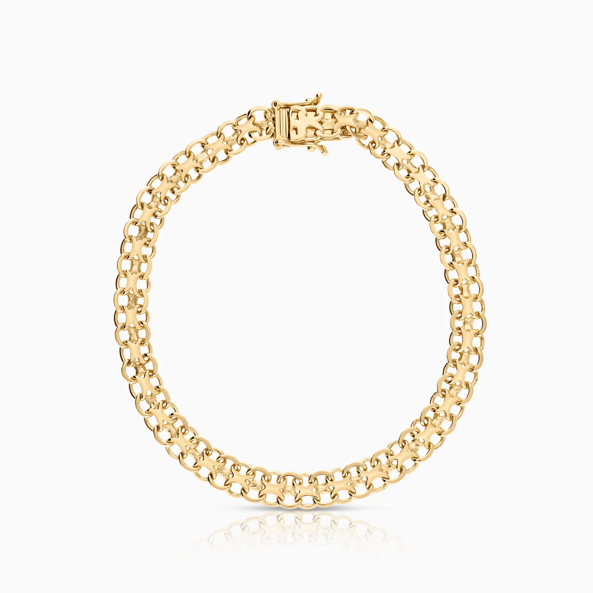 X-link bracelet 10.11g 18K gold