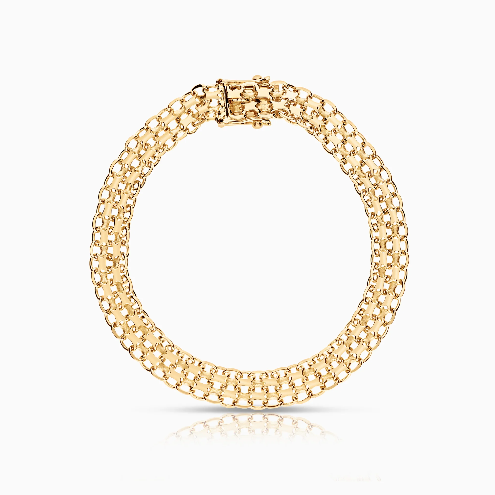 X-link bracelet 10.25g 18K gold