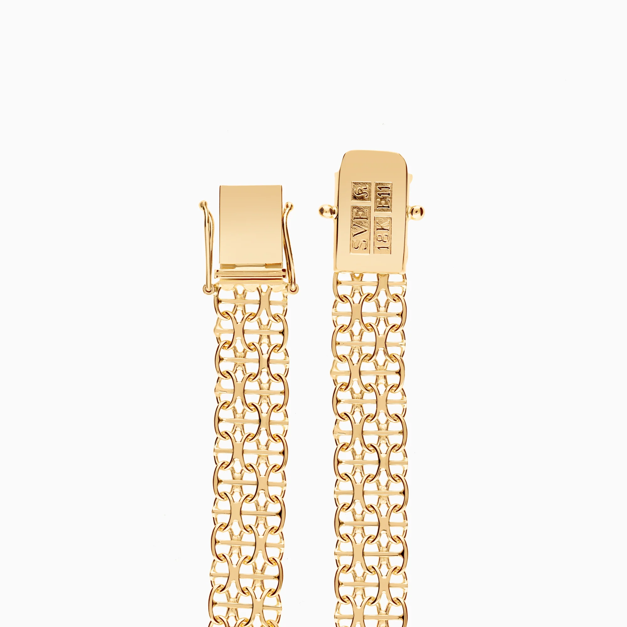 X-link bracelet 10.36g 18K gold - Image 2