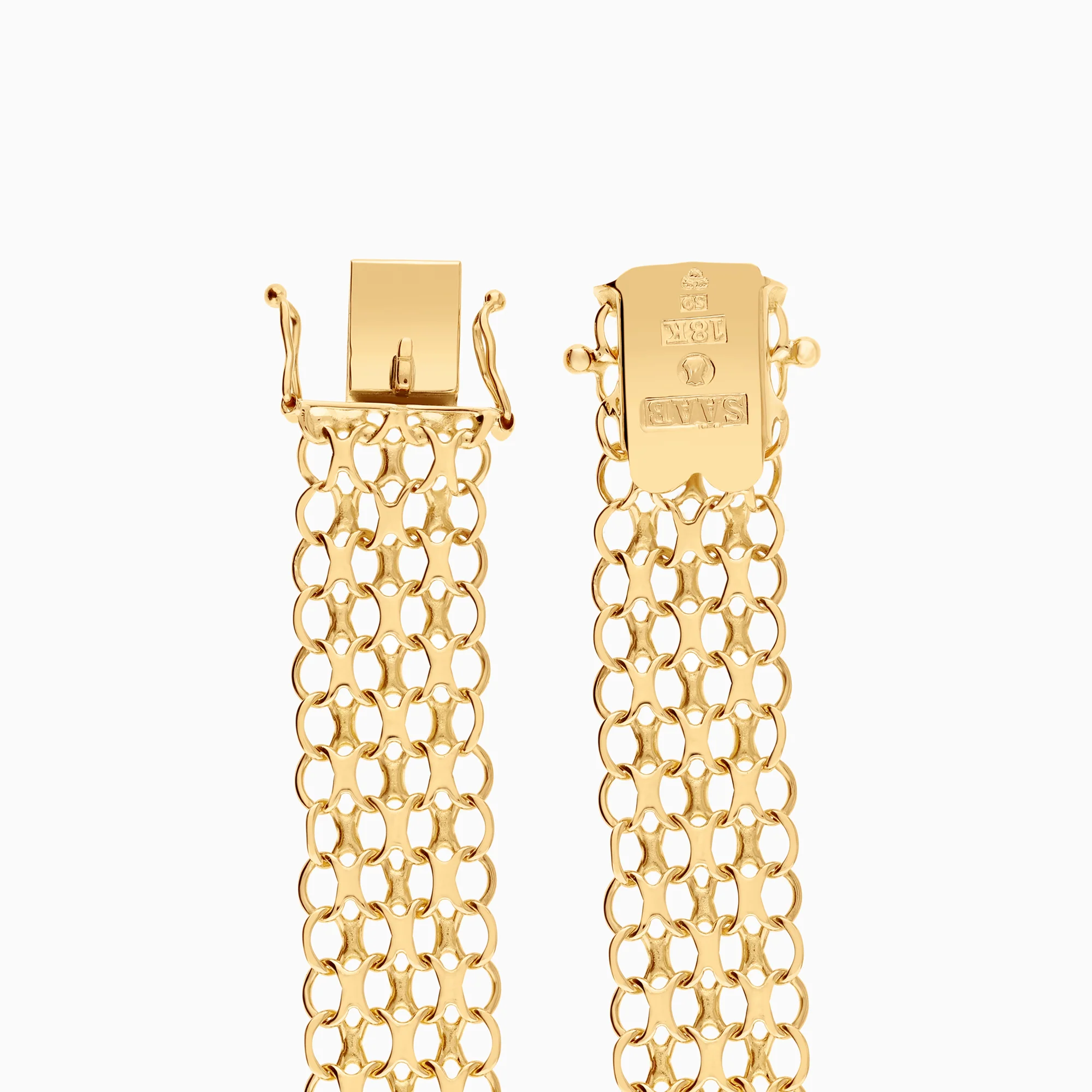 X-link bracelet 10.90g 18K gold - Image 2