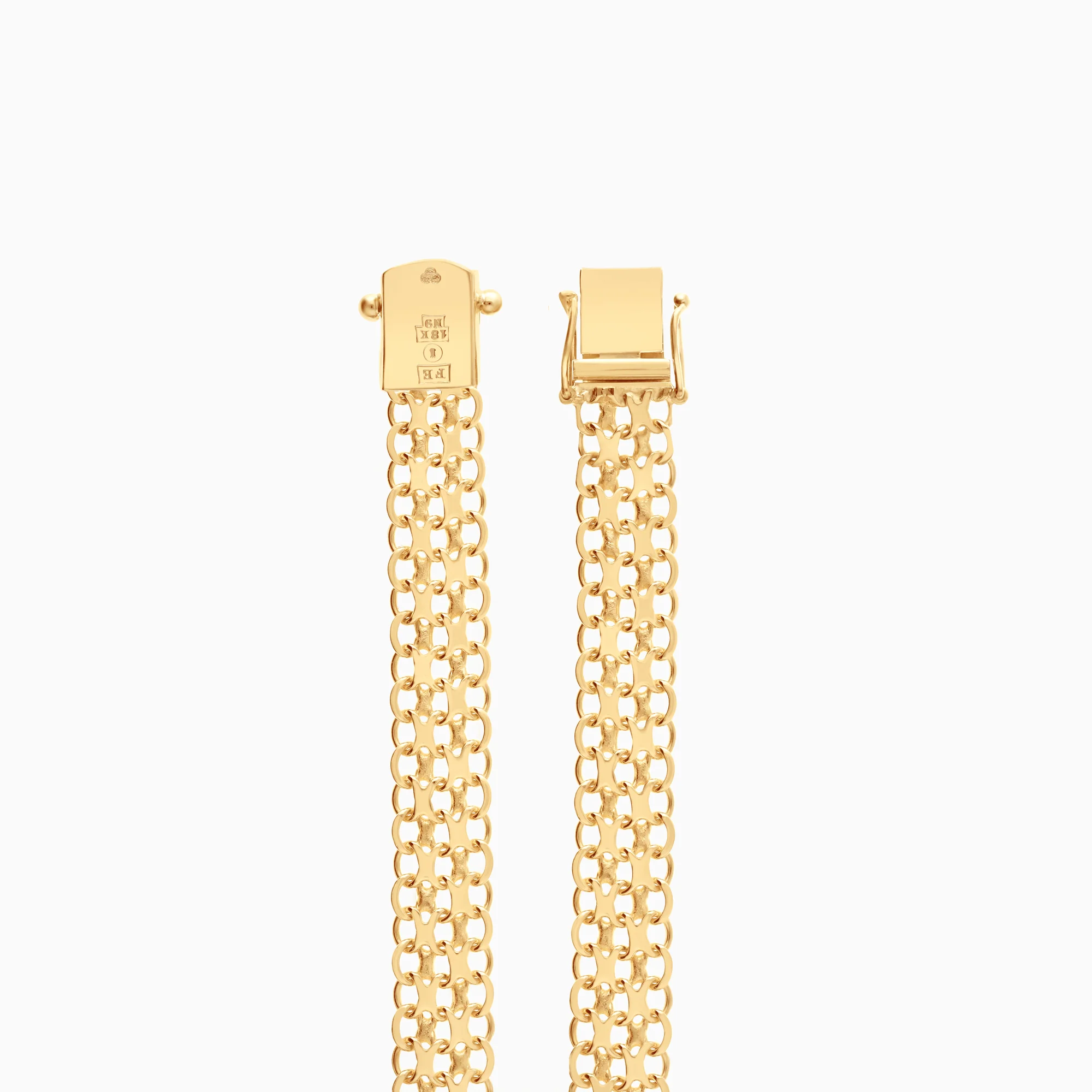 X-link bracelet 10.72g 18K gold - Image 2