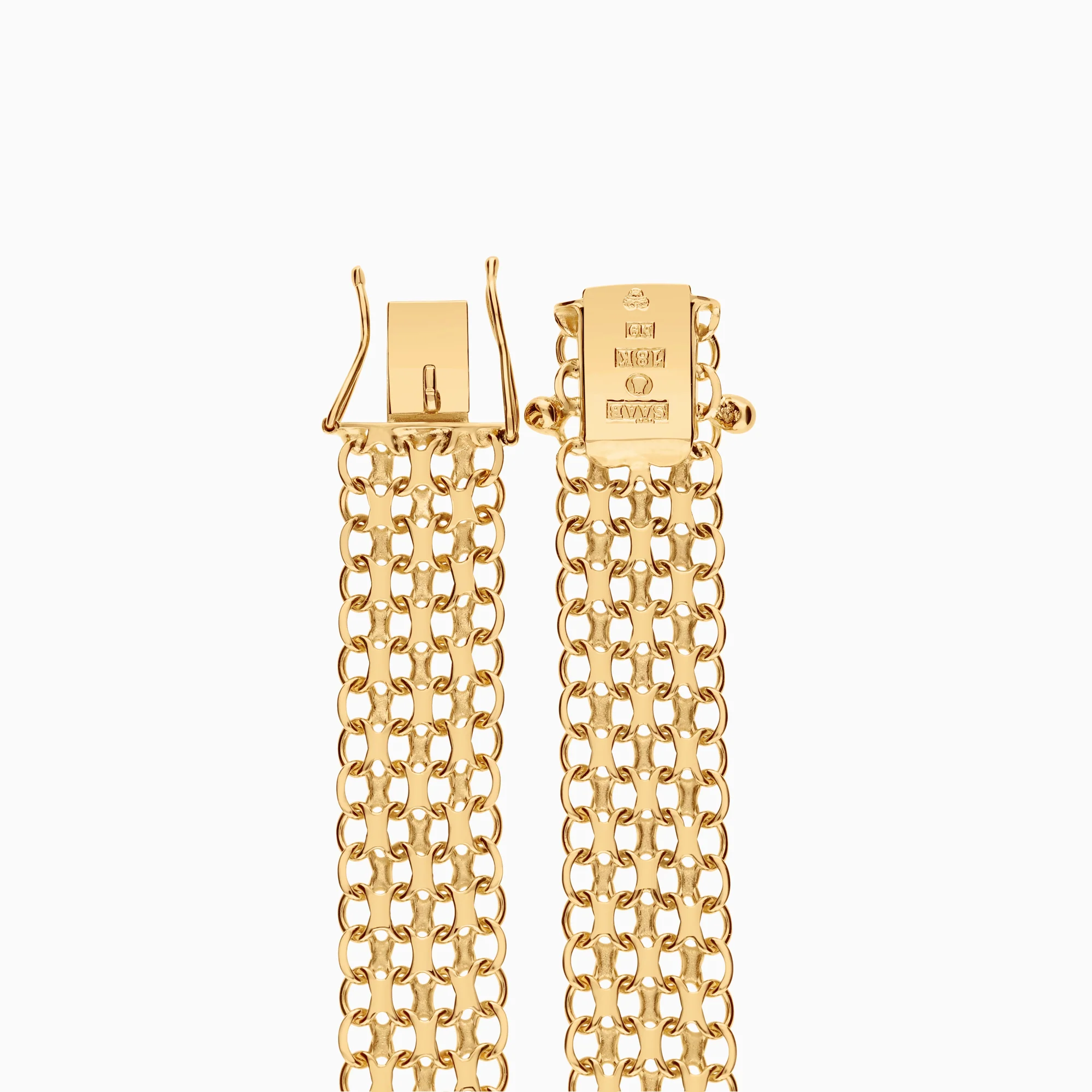 X-link bracelet 11.66g 18K gold - Image 2