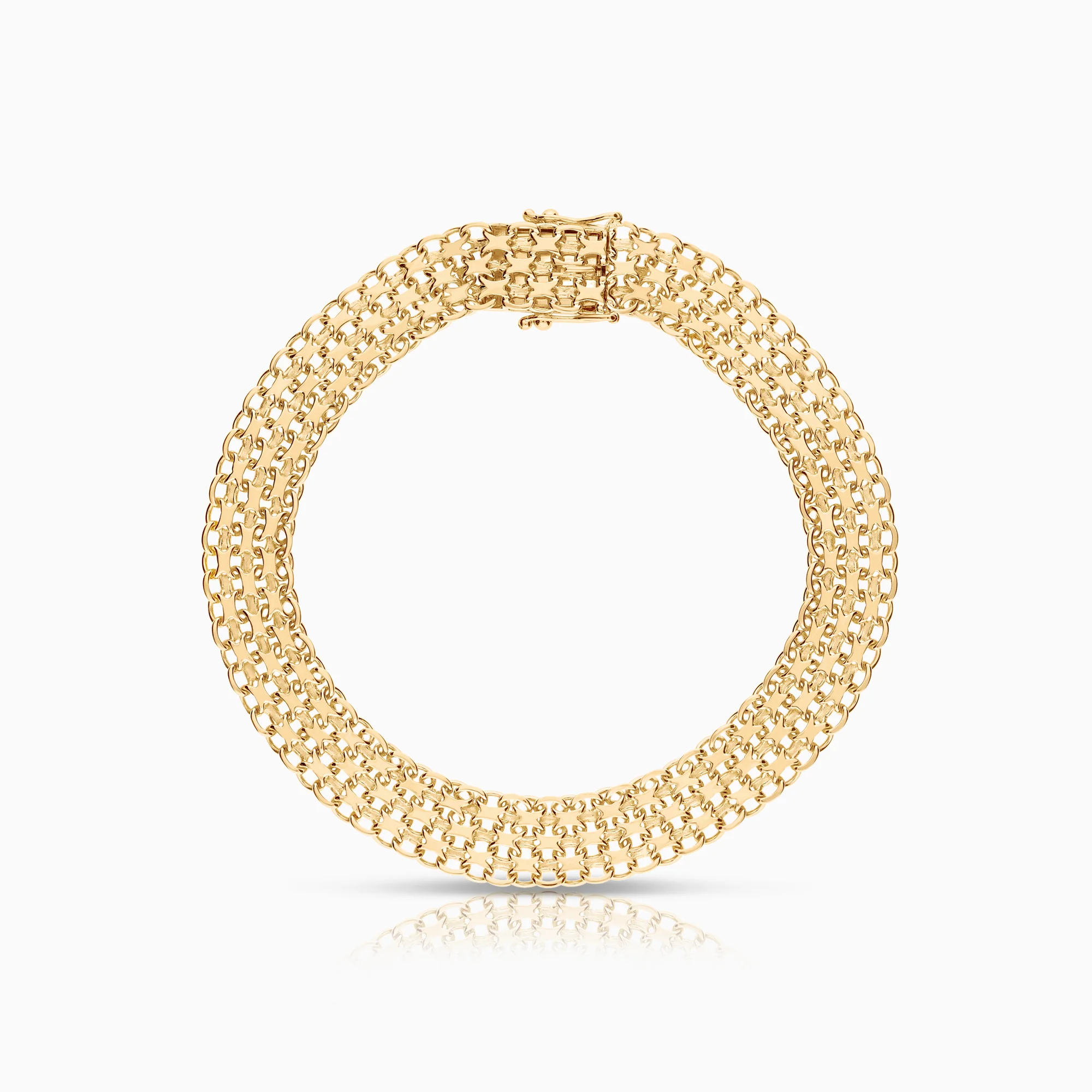 X-link bracelet 11.81g 18K gold.